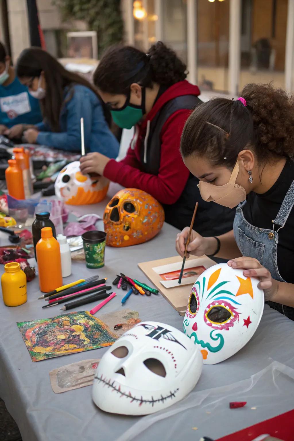 Get crafty with a mystical visage-fashioning workshop.