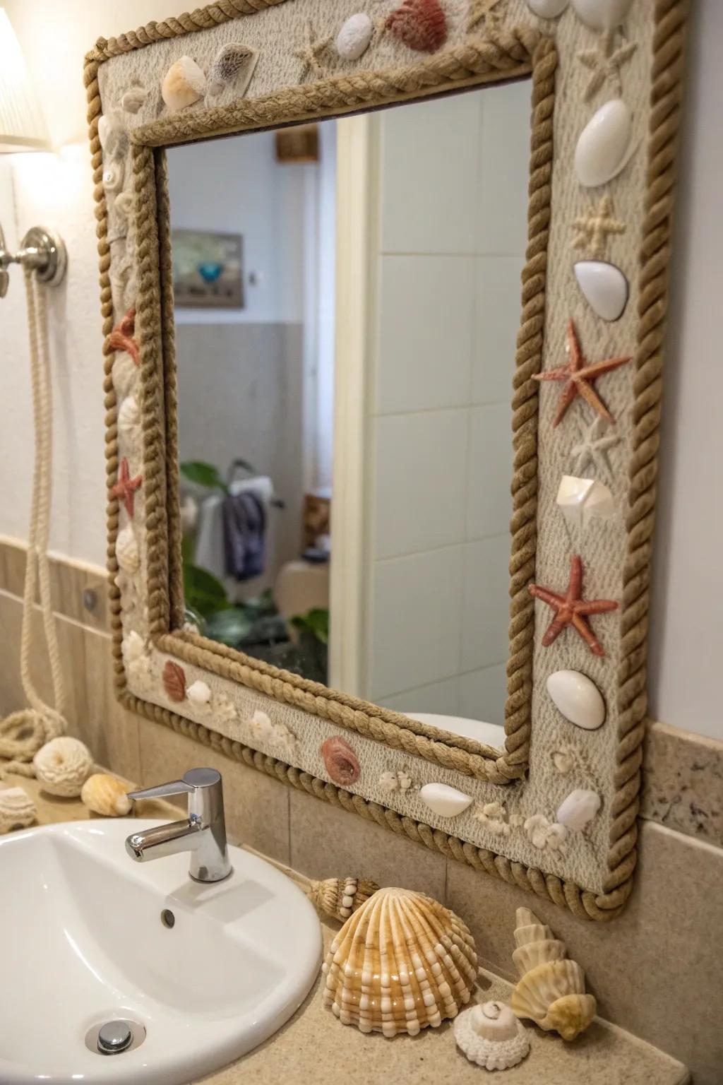 Themed mirror arrangements contribute persona and narrate a visual tale.