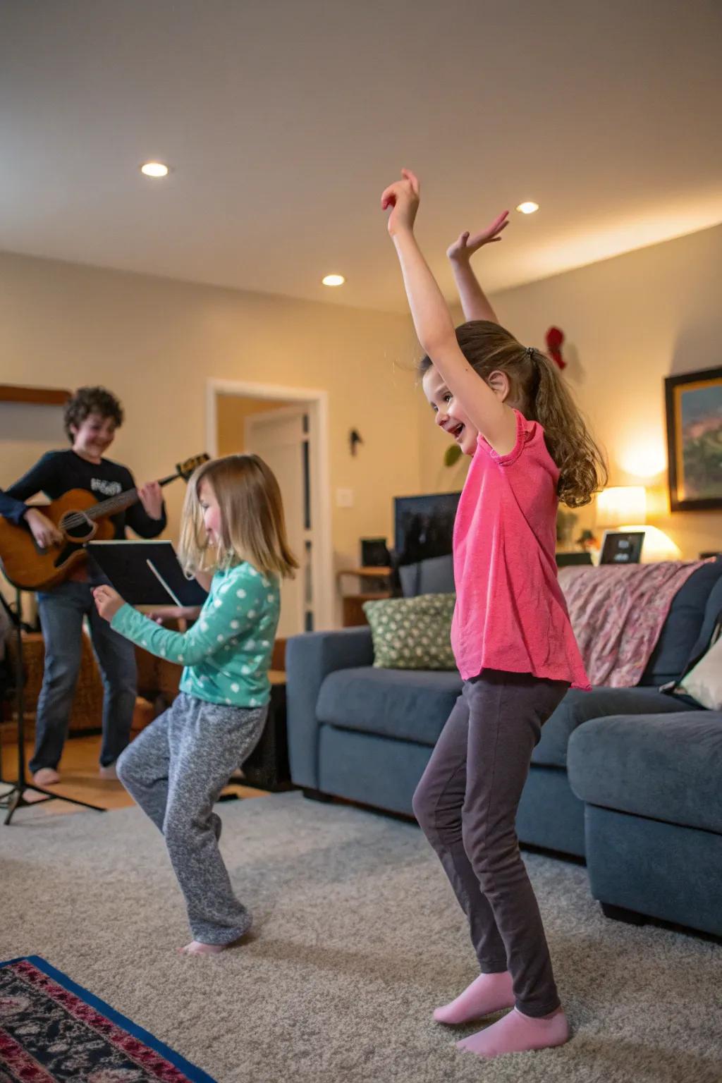 Energy and happiness are brought into your home by a dance party.