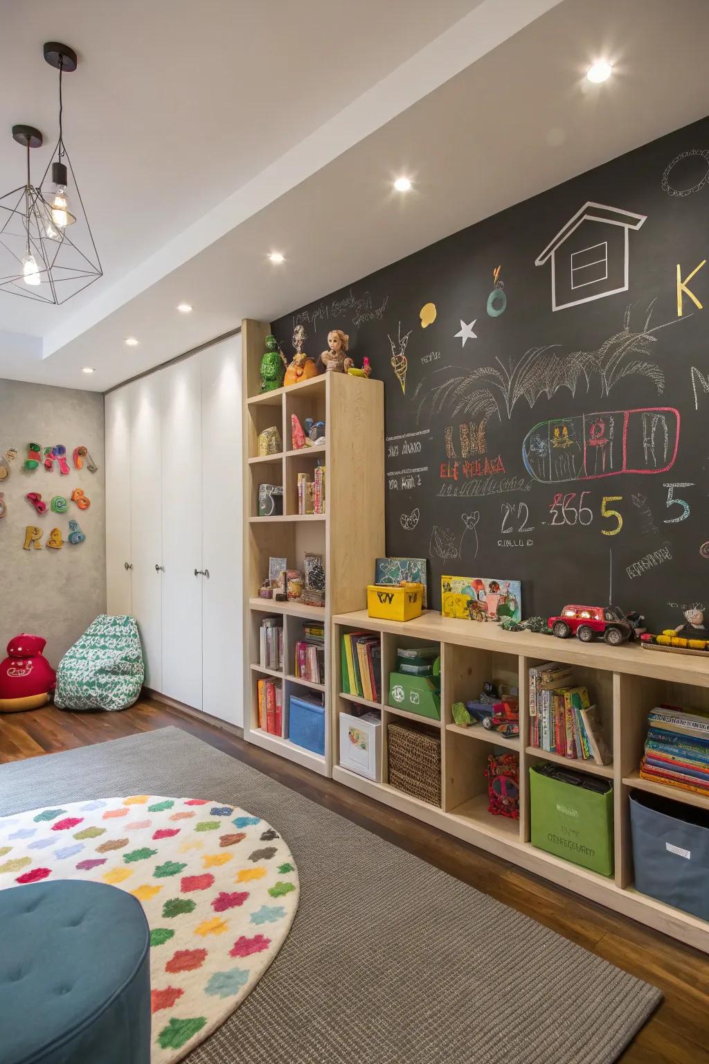 Dynamic partitions inspiring creative and educational recreation.