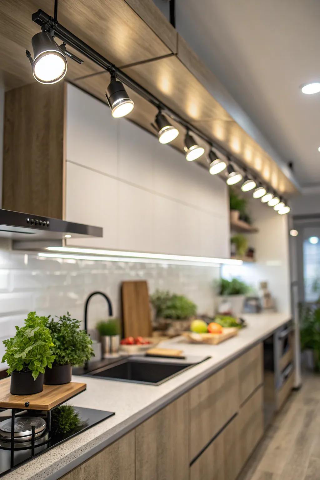 Sustainable and stylish: Lighting for your cooking space.