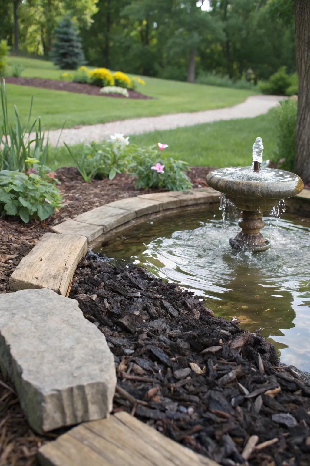 Enhance your aquatic attribute with surface cover for an organic visage.