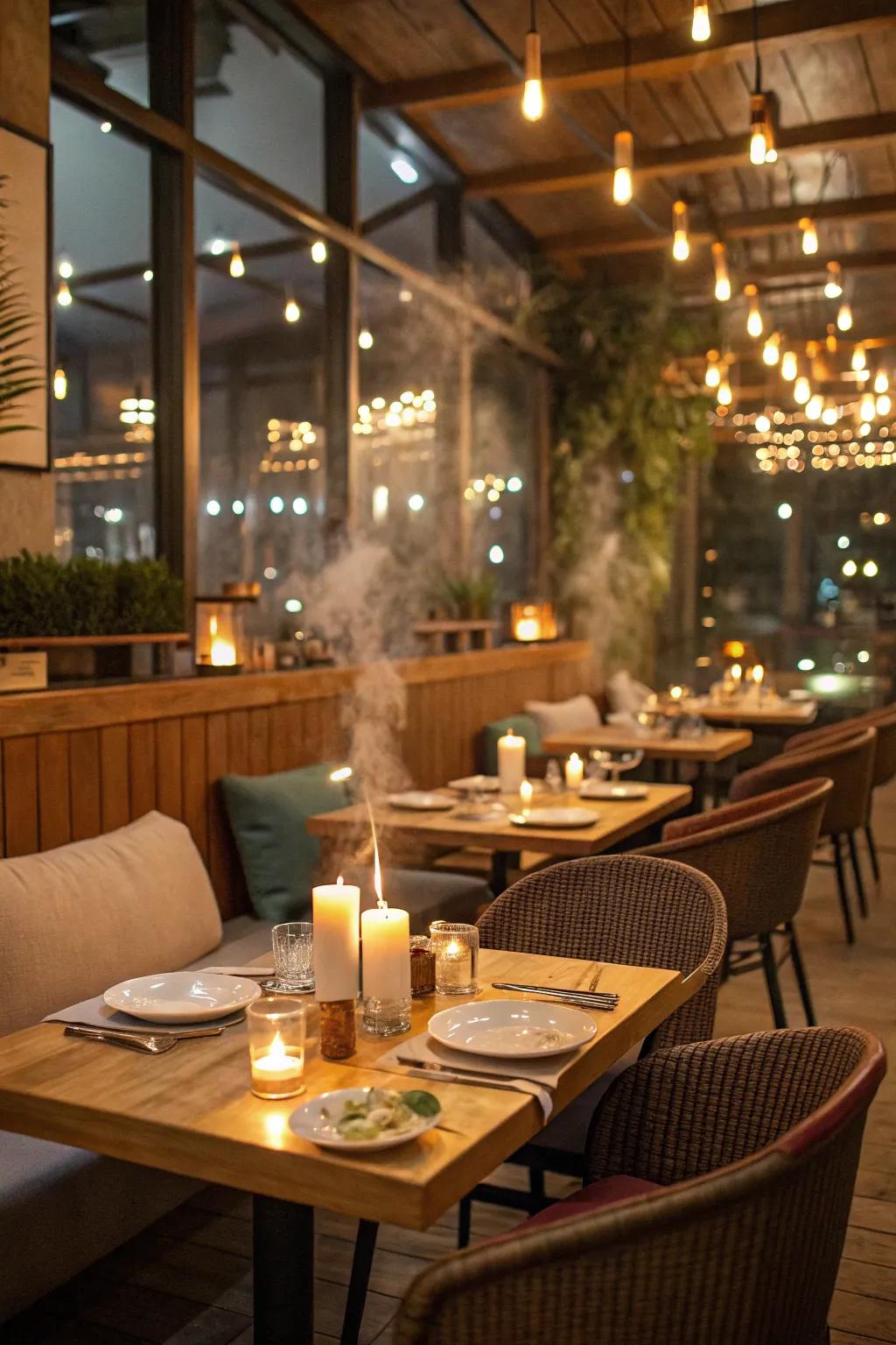 Refined aromas enhance dining experiences.