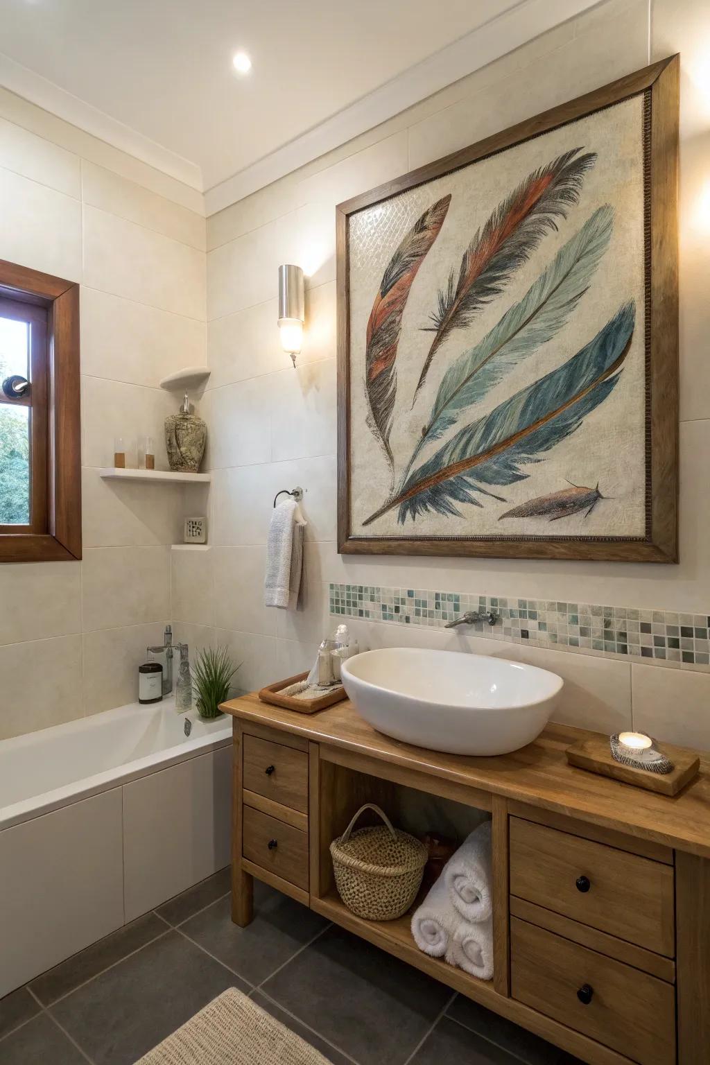 Plumes transform into aquatic life, celebrating liberation and elegance.