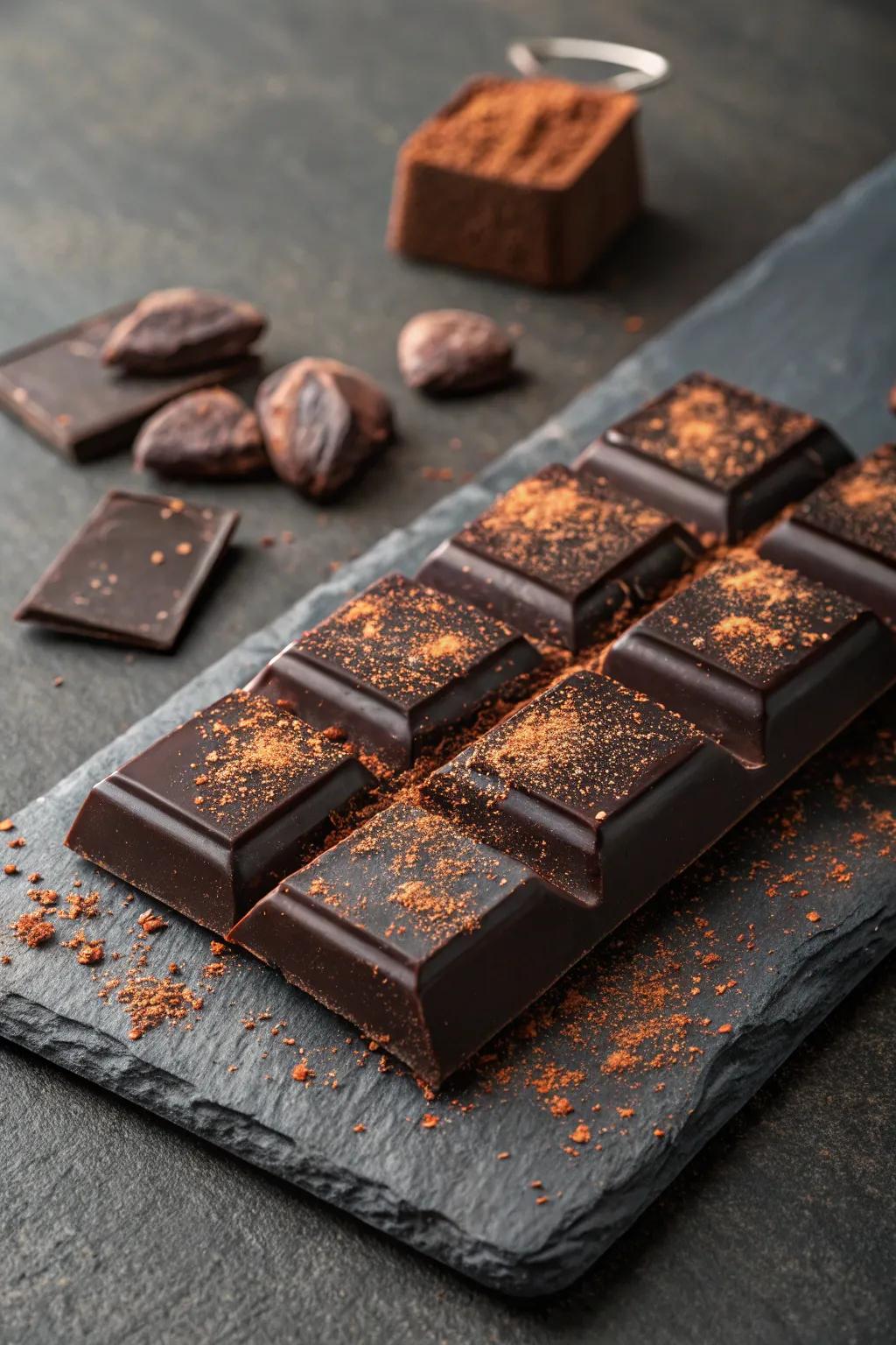 Conclude your festivity with indulgent Mexican dark treat.