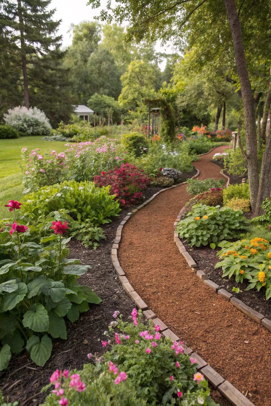 Sustainable mulch options for ecologically mindful gardens.