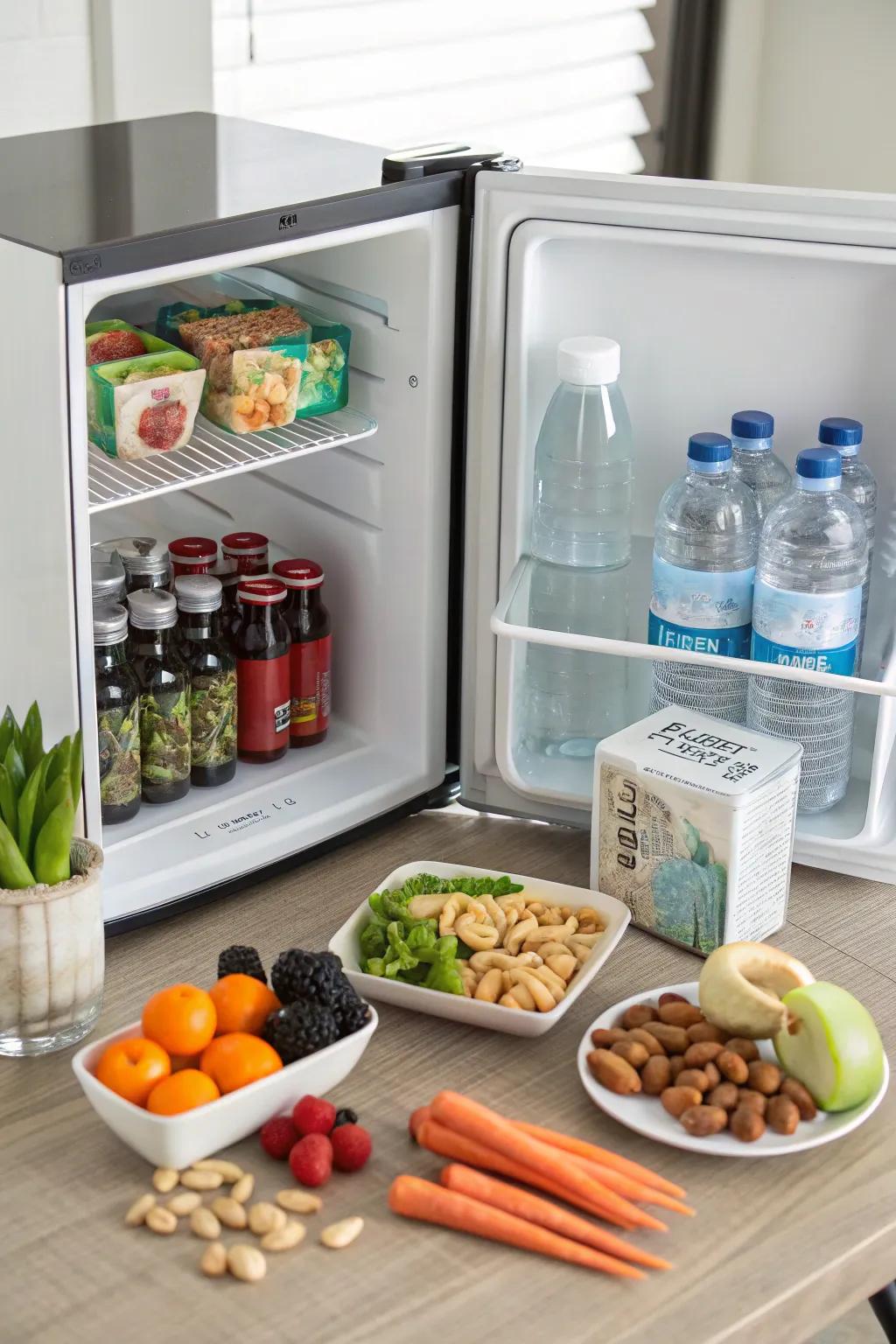 A refreshment station providing a swift energy boost.