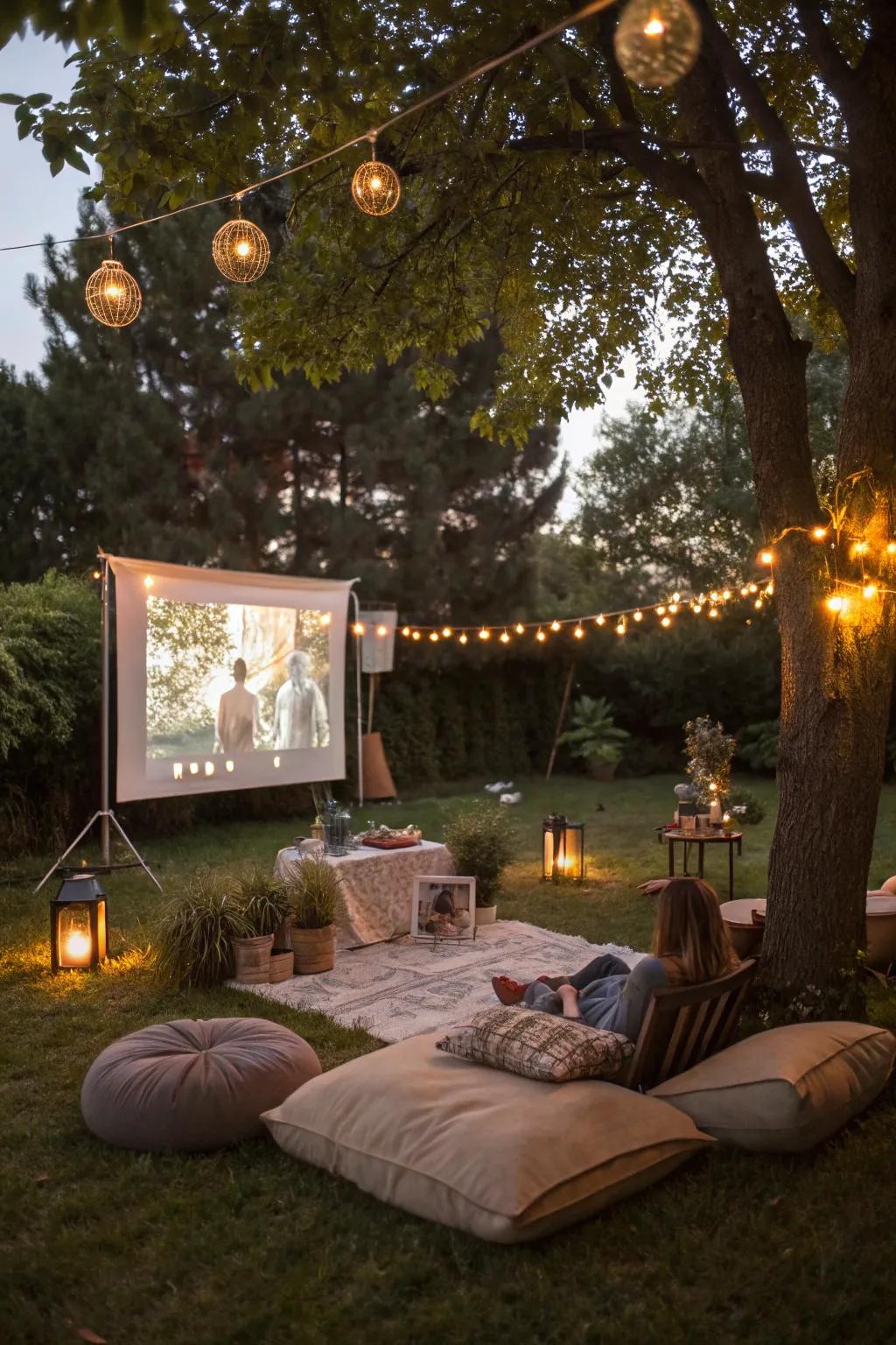 Open-air film screenings propose a magical cinematic experience.