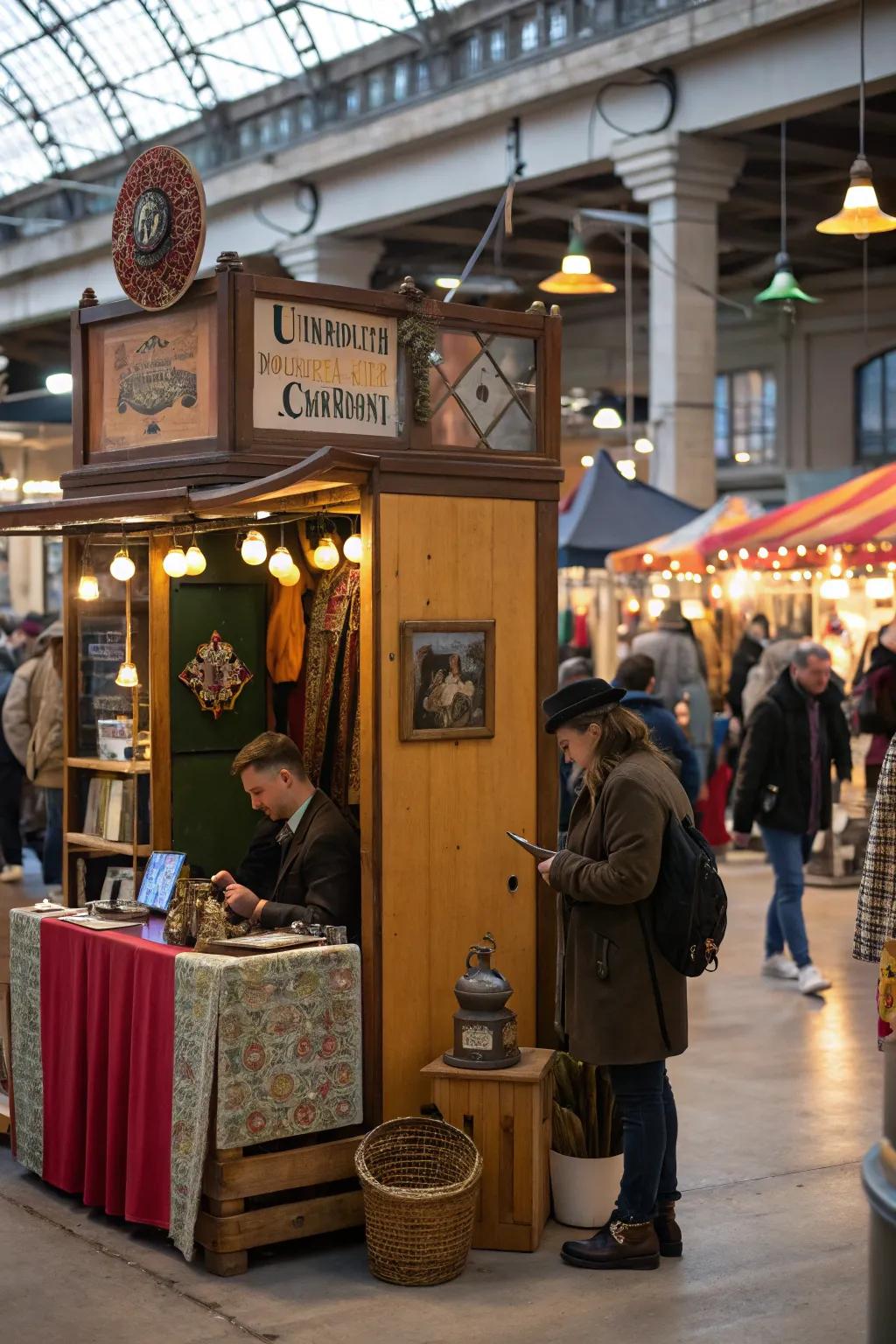 Unexpected themes create a sense of curiosity and draw in visitors.