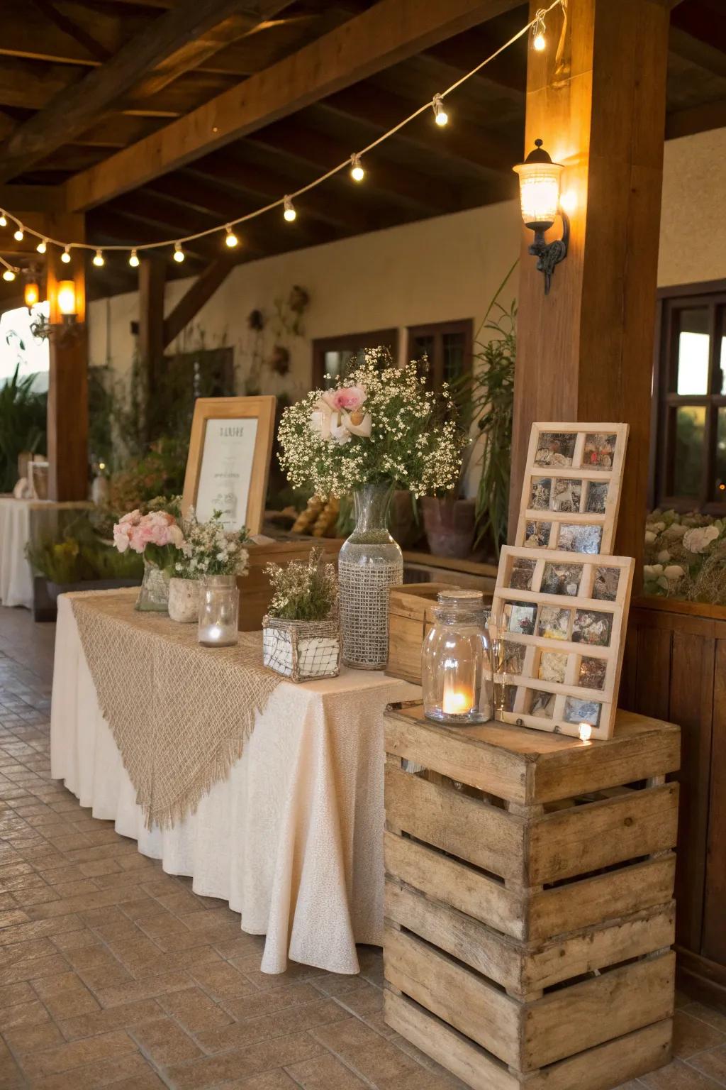 Components resembling a country-style theme produces an intimate also welcoming image to that area.
