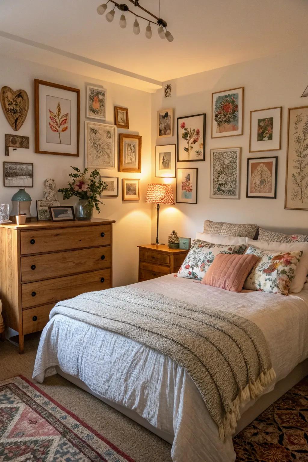 Artwork adds personality.