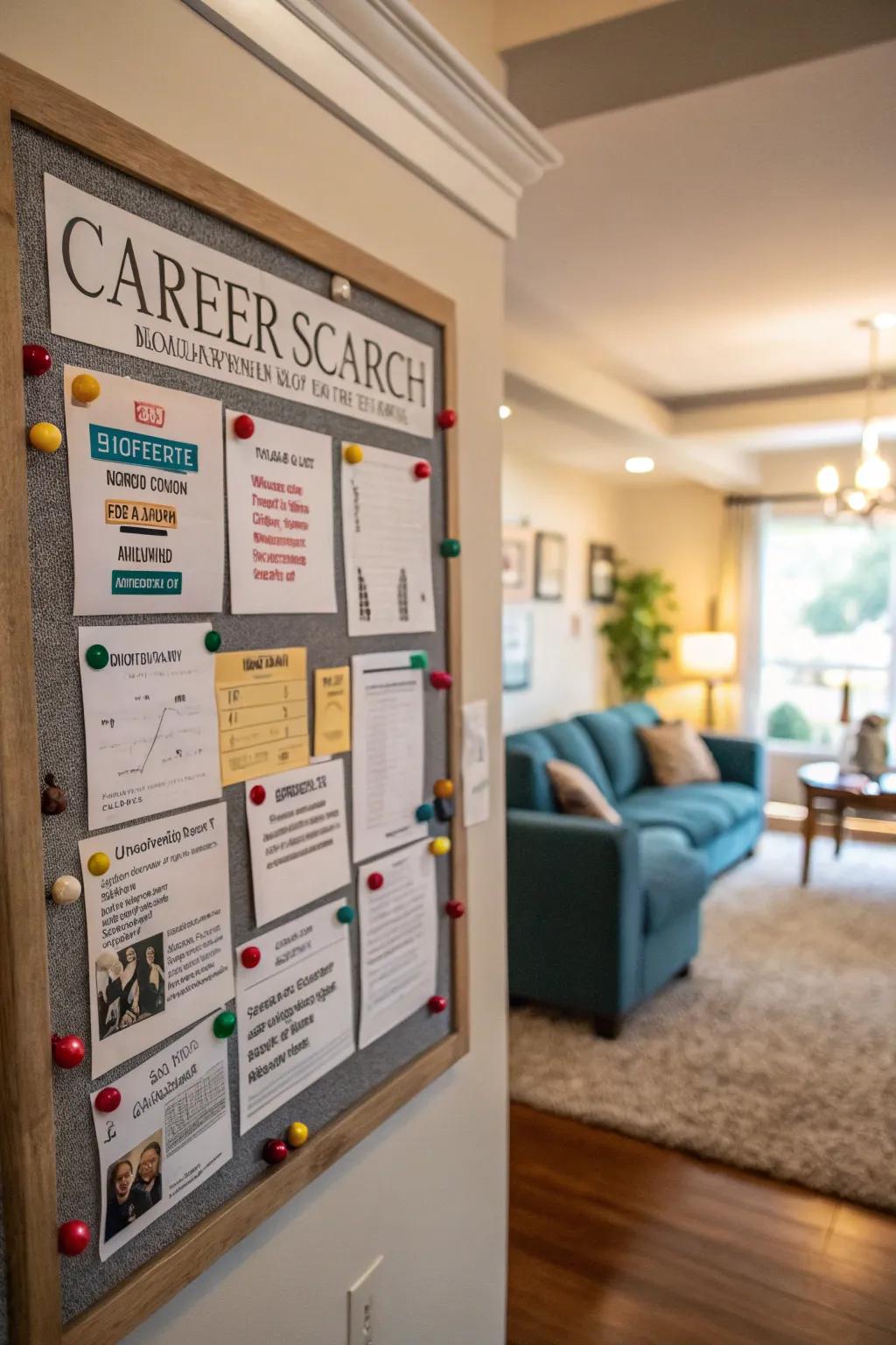 A board offering career growth and professional guidance.
