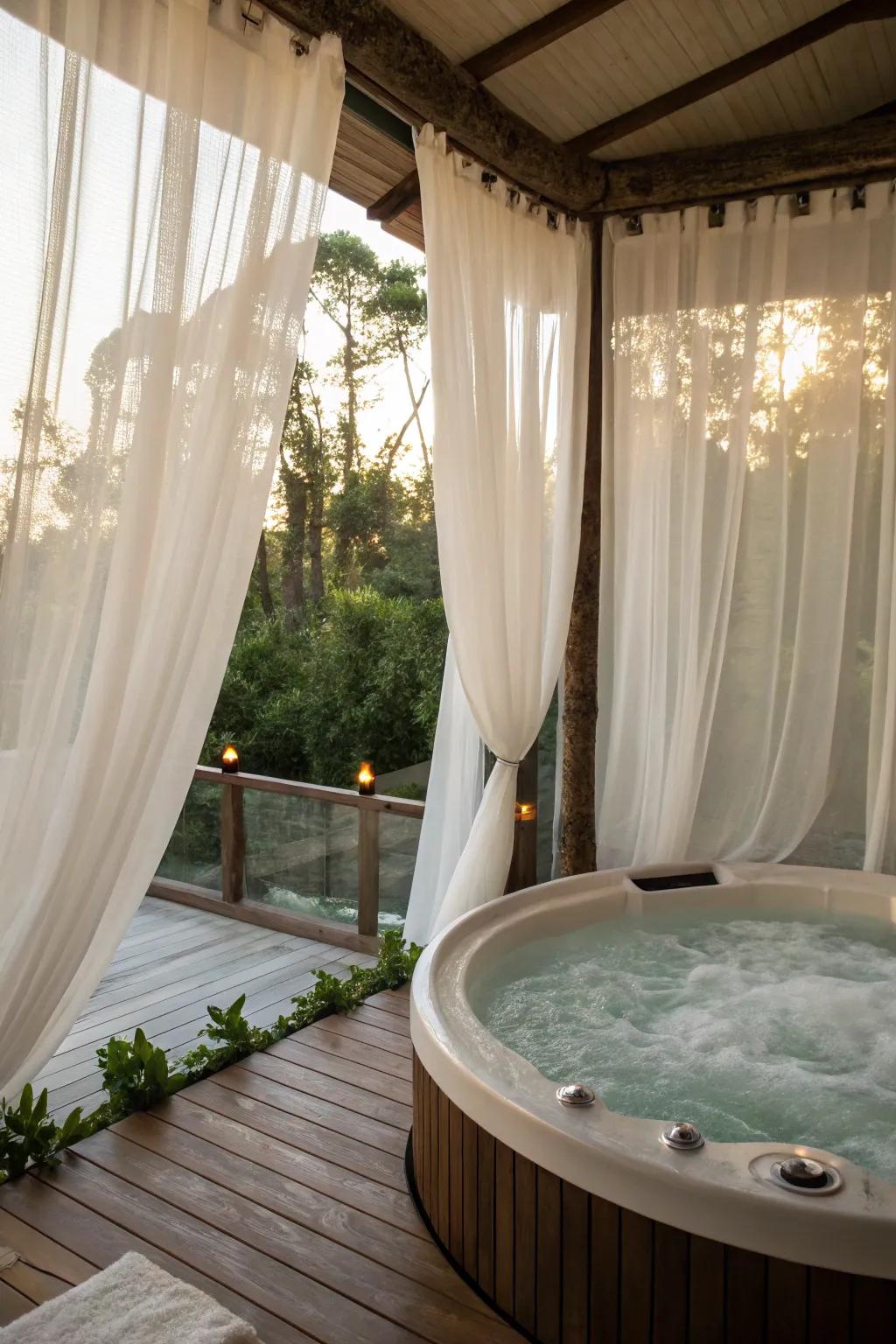 Enhance intimacy using a hint of mystery.