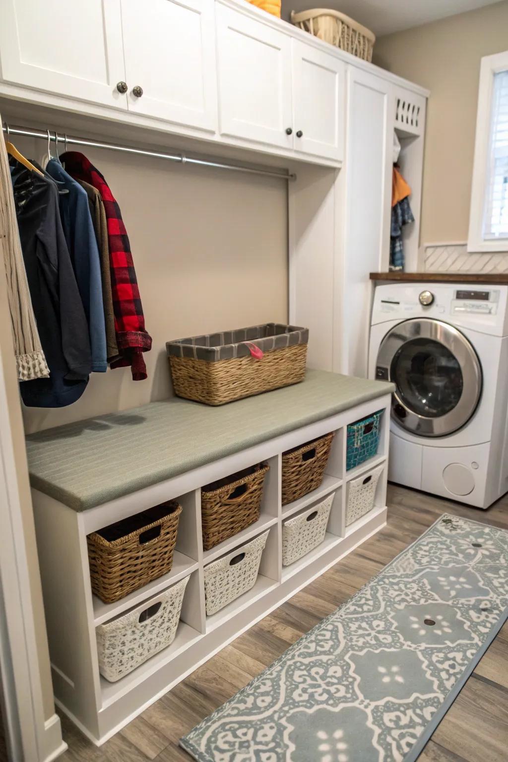 Multi-functional furnishings maximize usefulness and comfort.