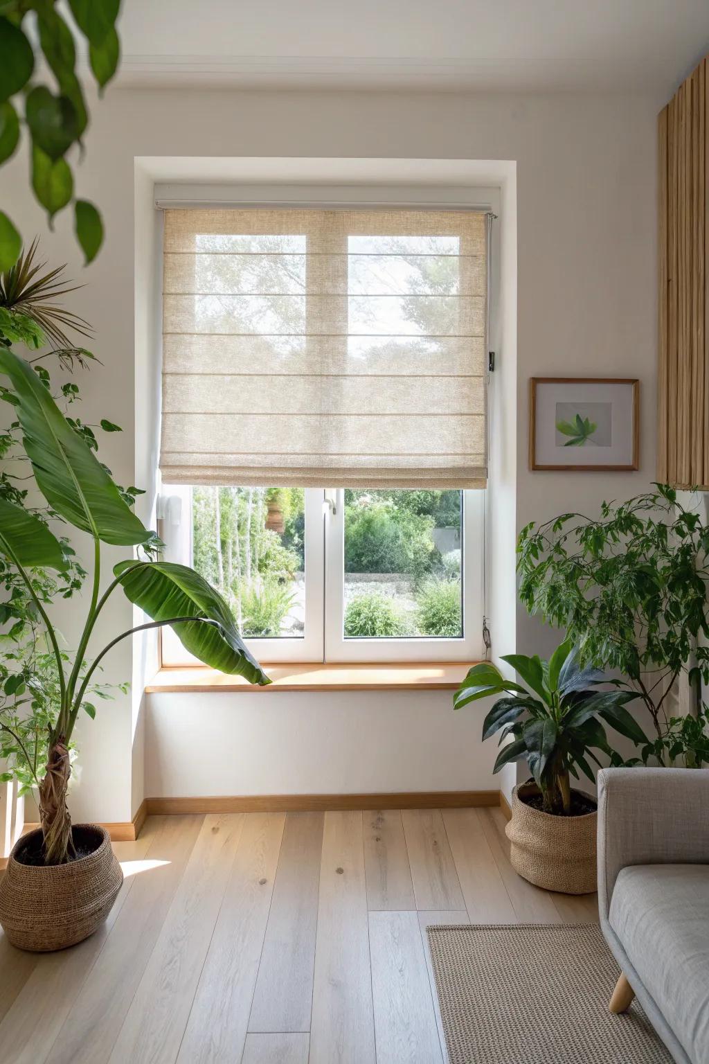 Eco-conscious window solutions amalgamate sustainability alongside style.