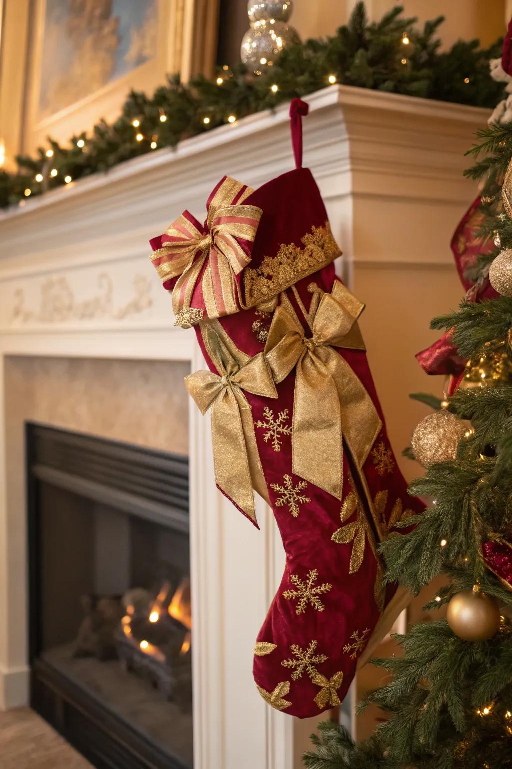 Knots and ribbons append a graceful nuance.