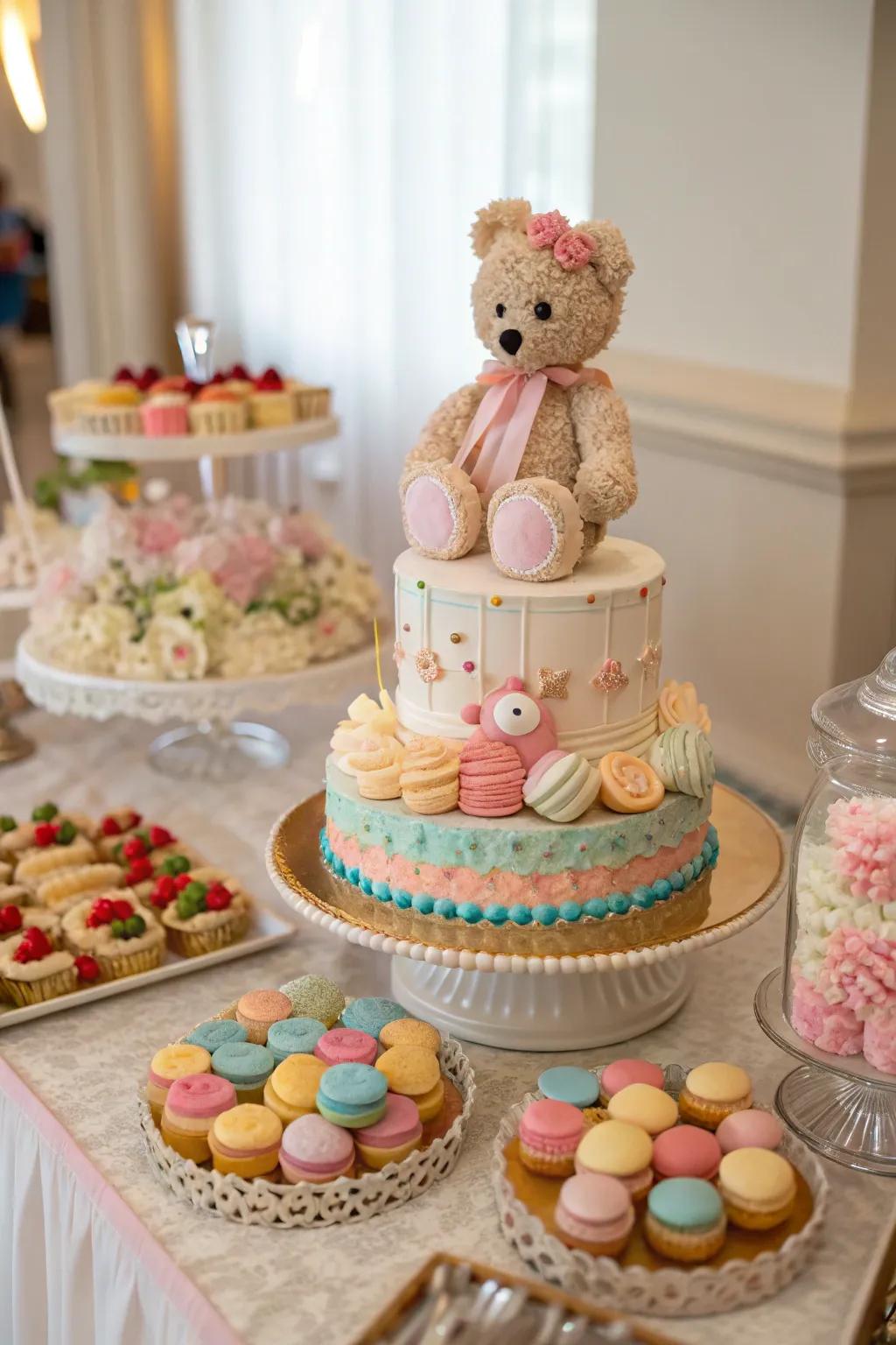 Pastry acts as heart.