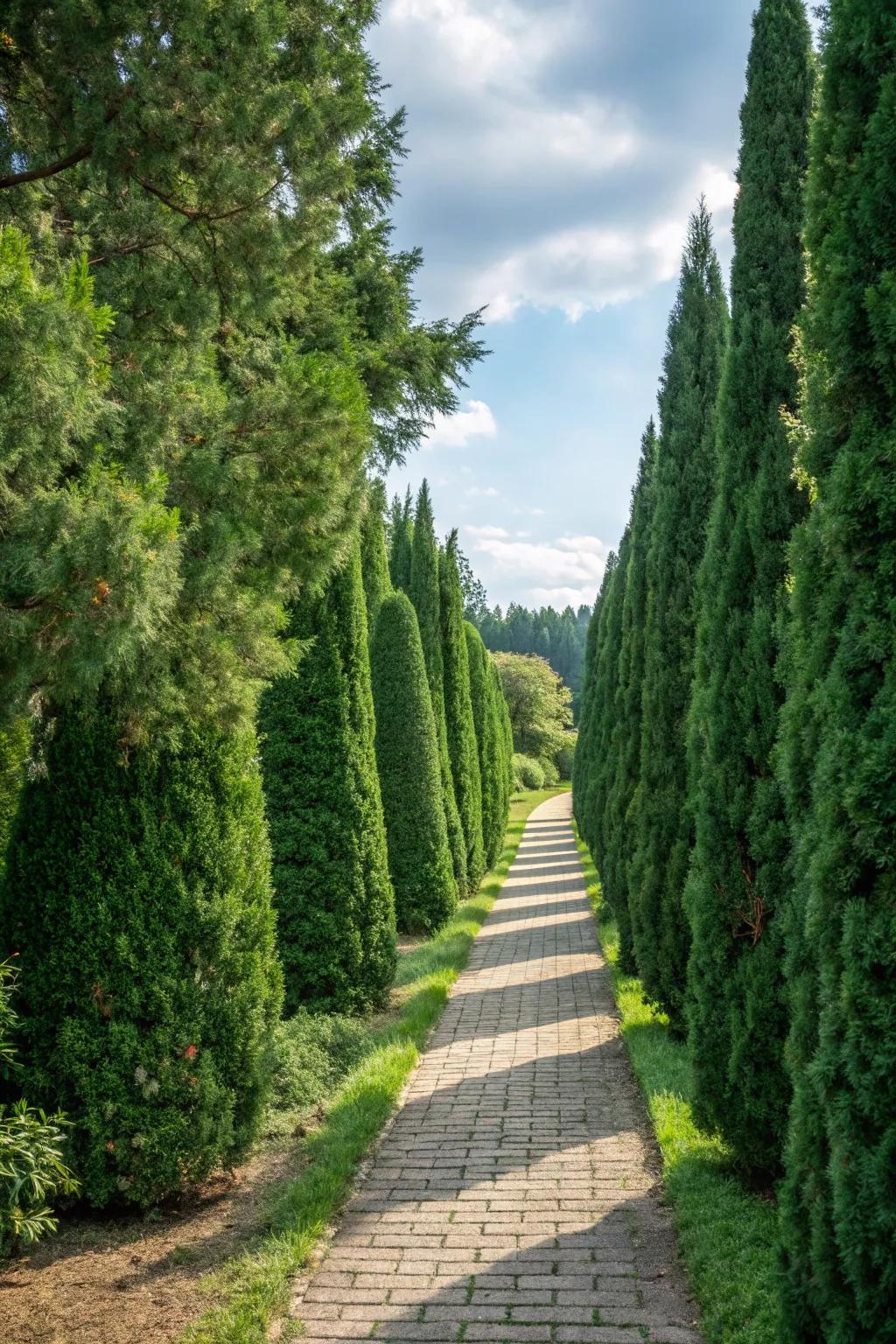 Guide guests with Arborvitae-marked routes.