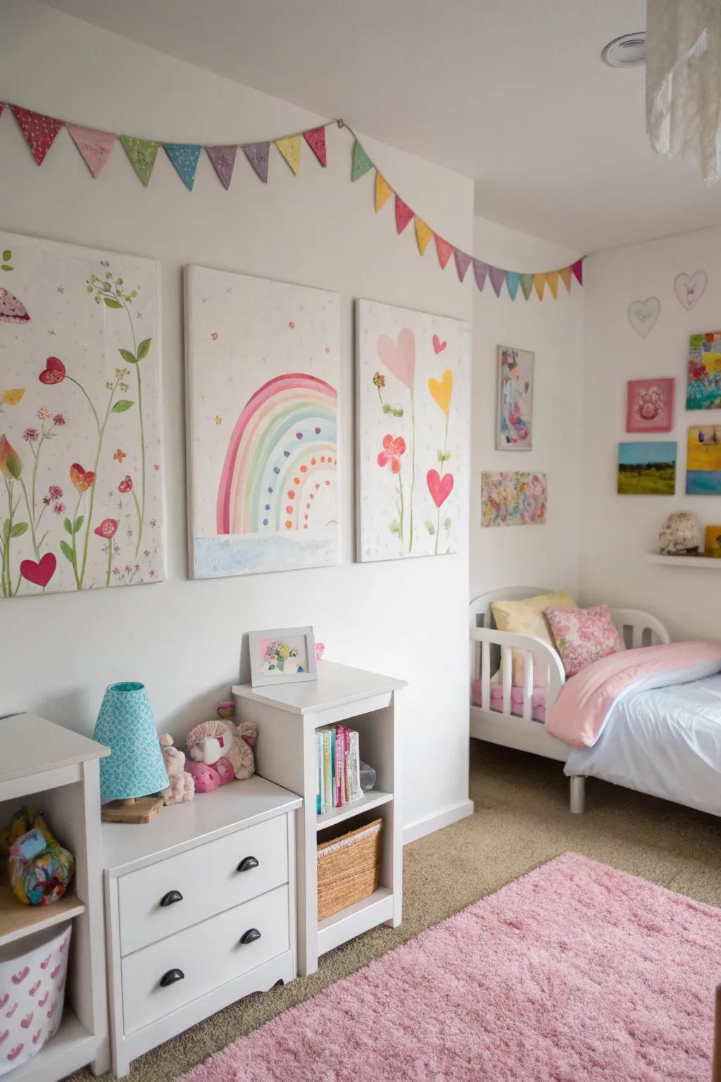 Do-it-yourself art ventures add an individual and inventive touch.