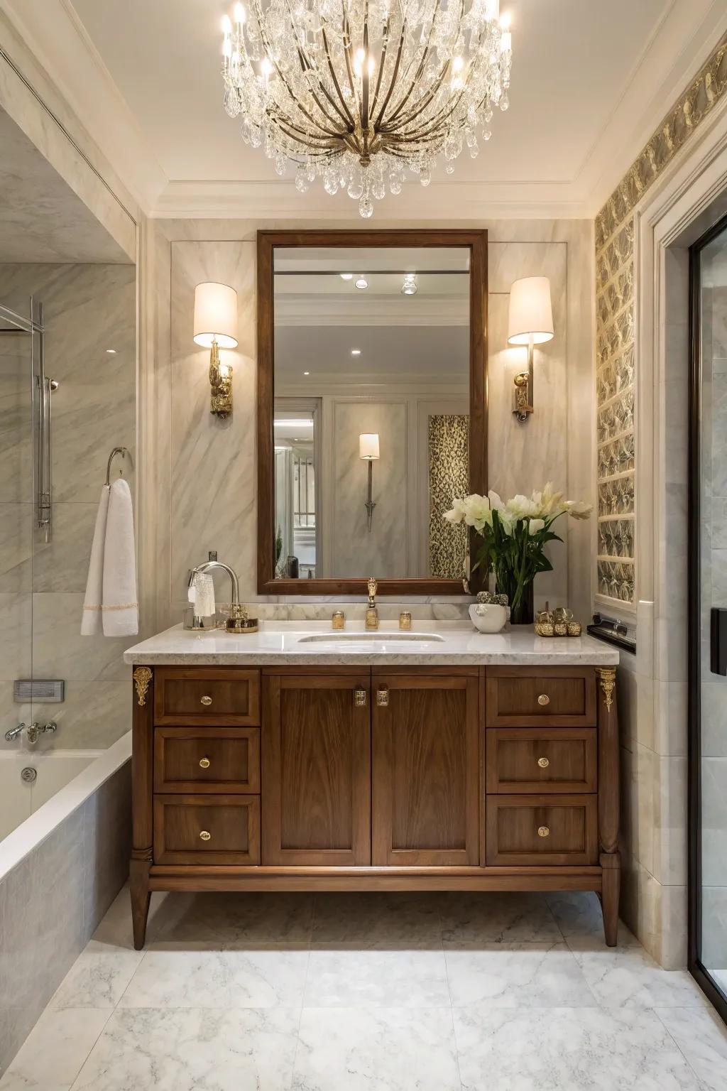 Generate an audacious declaration using a self-supporting walnut fixture.