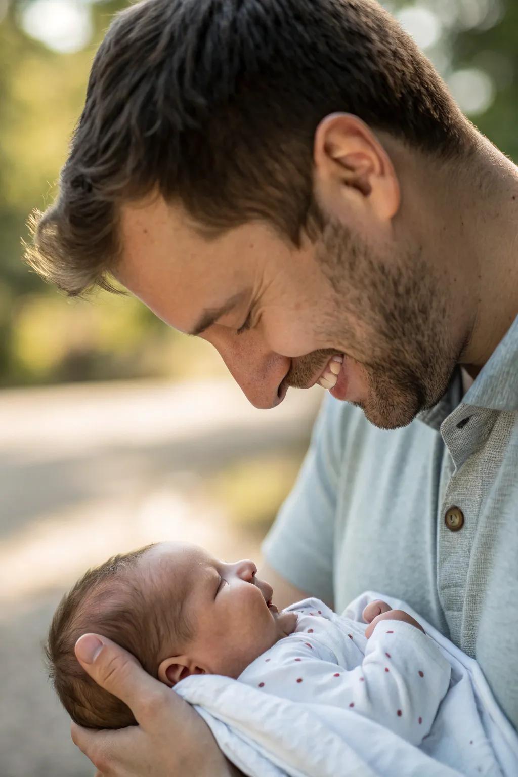 Tender instances with dad capture the nurturing facet of fatherhood.