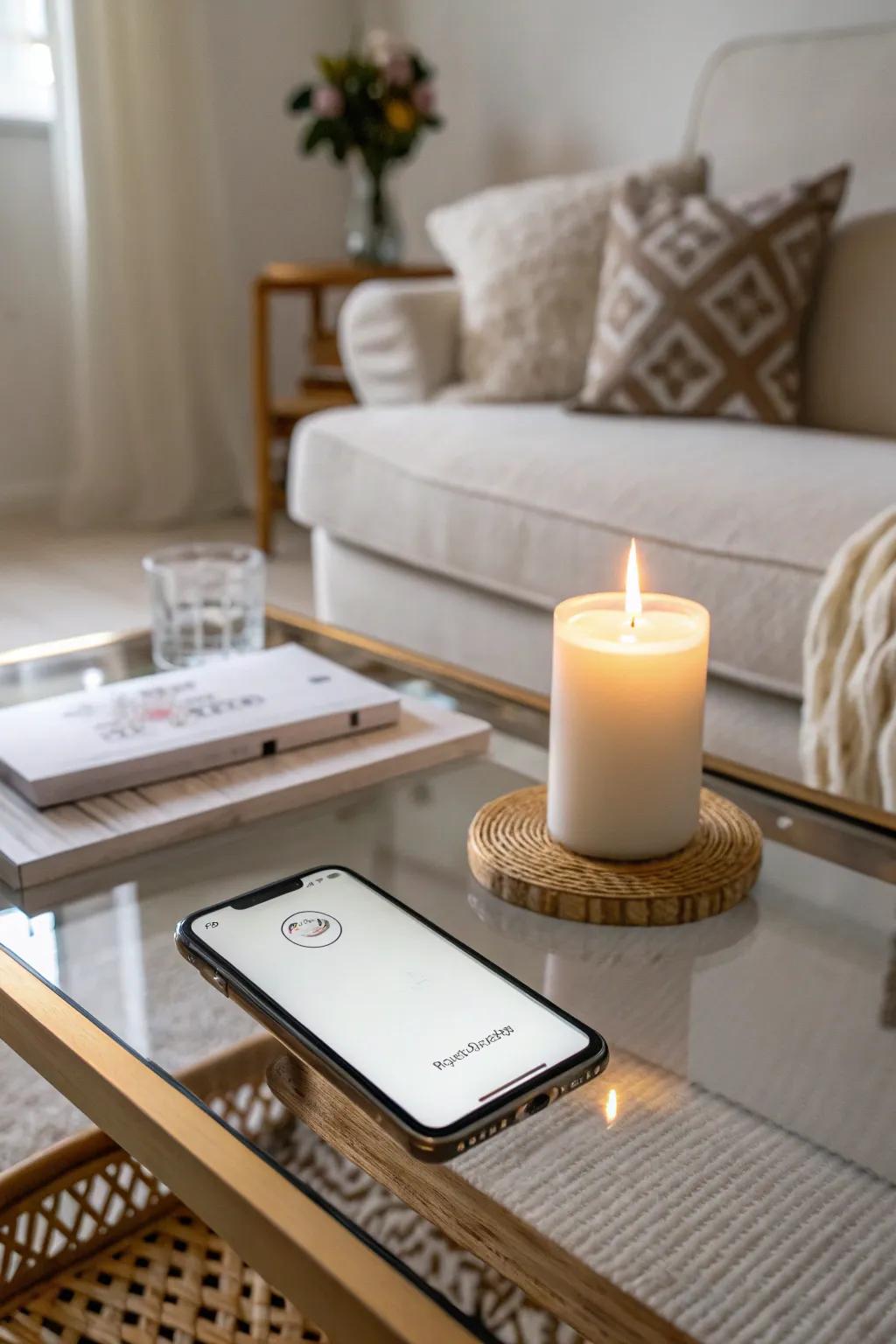 Attain understated elegance with a minimalist home interface.