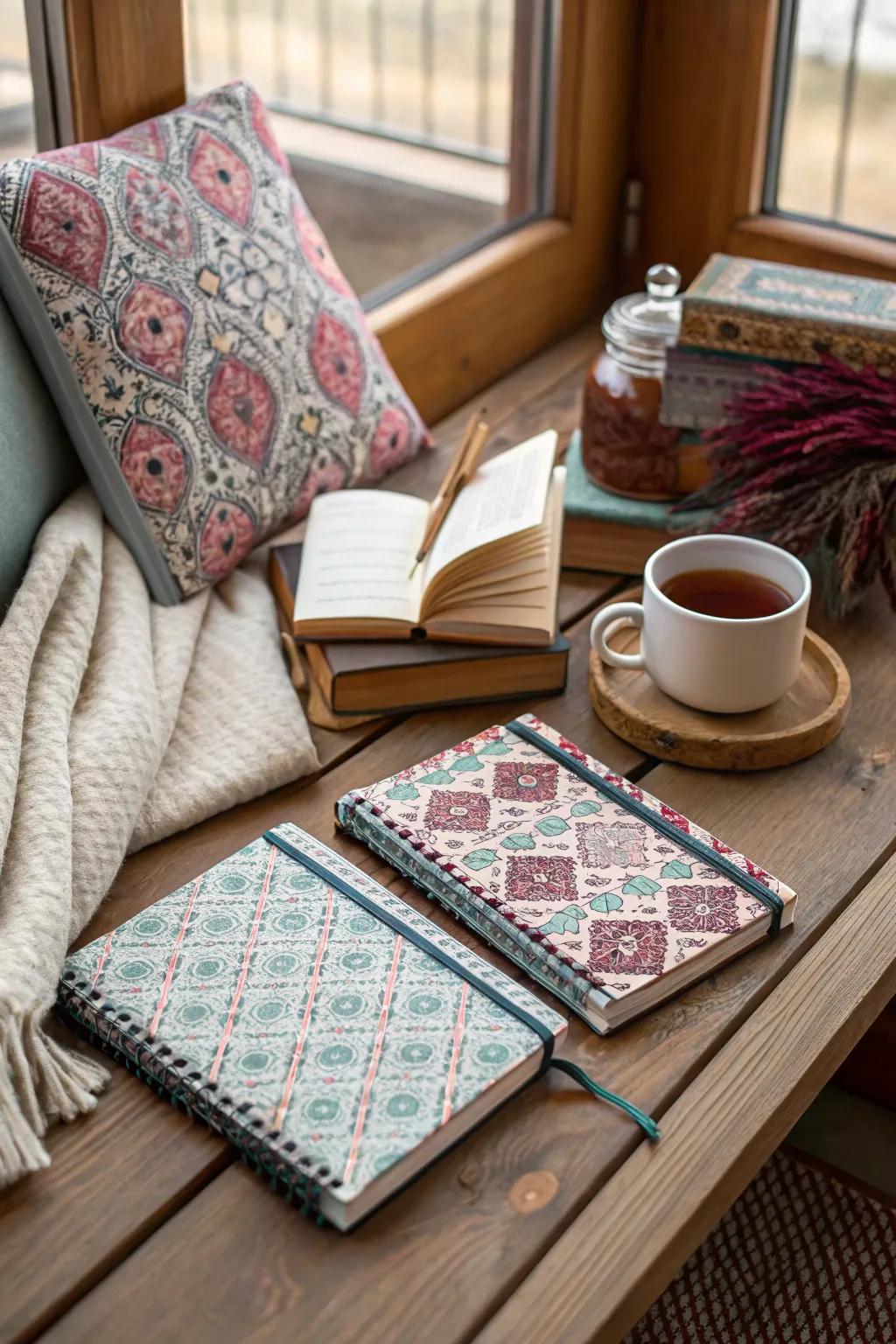 Petite journals for capturing reflections and recollections.