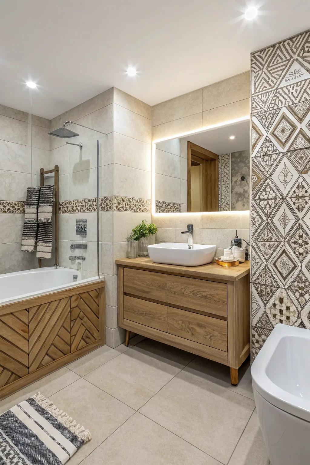 Eco-conscious edgings amalgamate panache with sustainability.