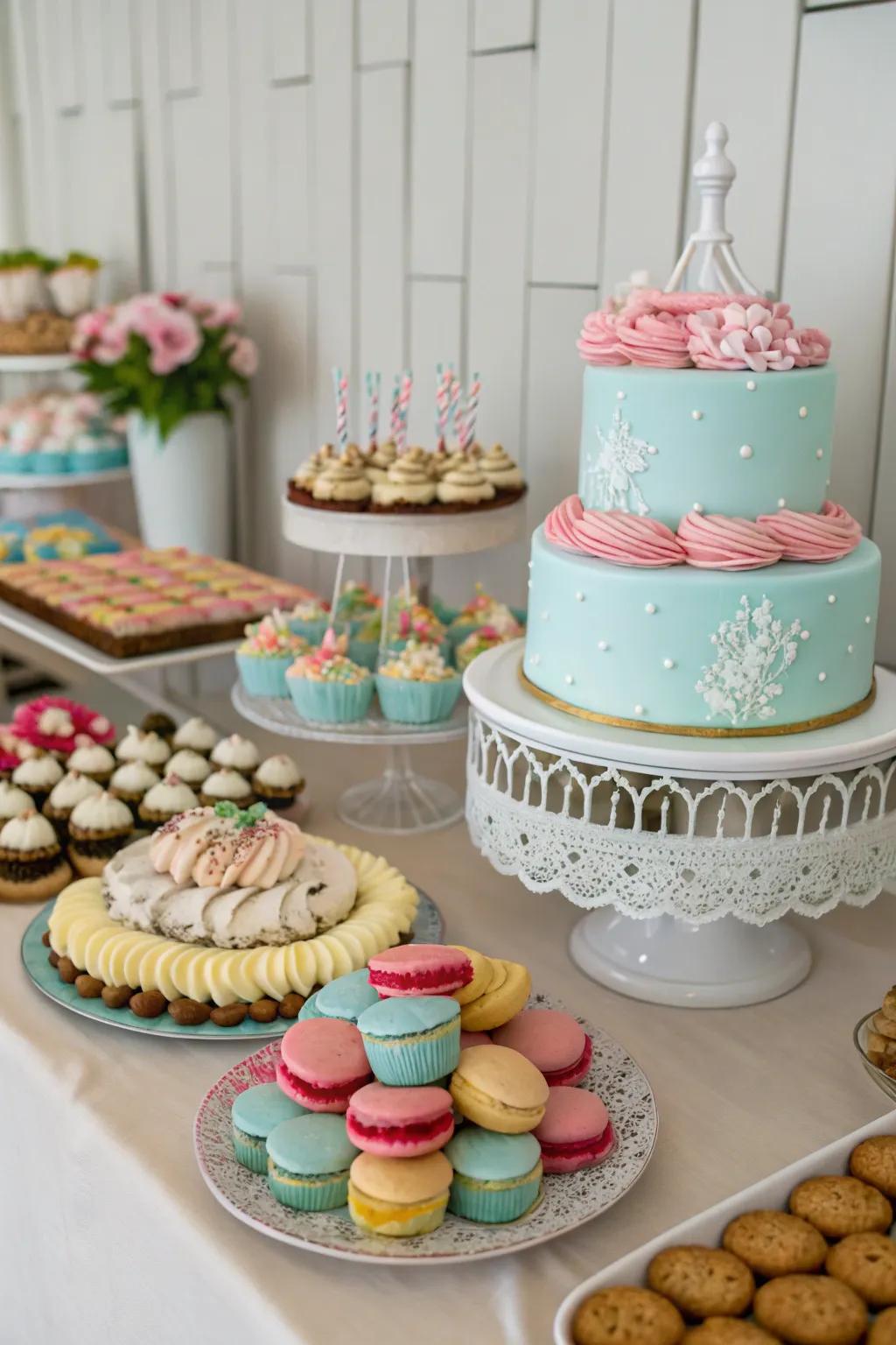 A dessert showpiece that brings delight to attendees