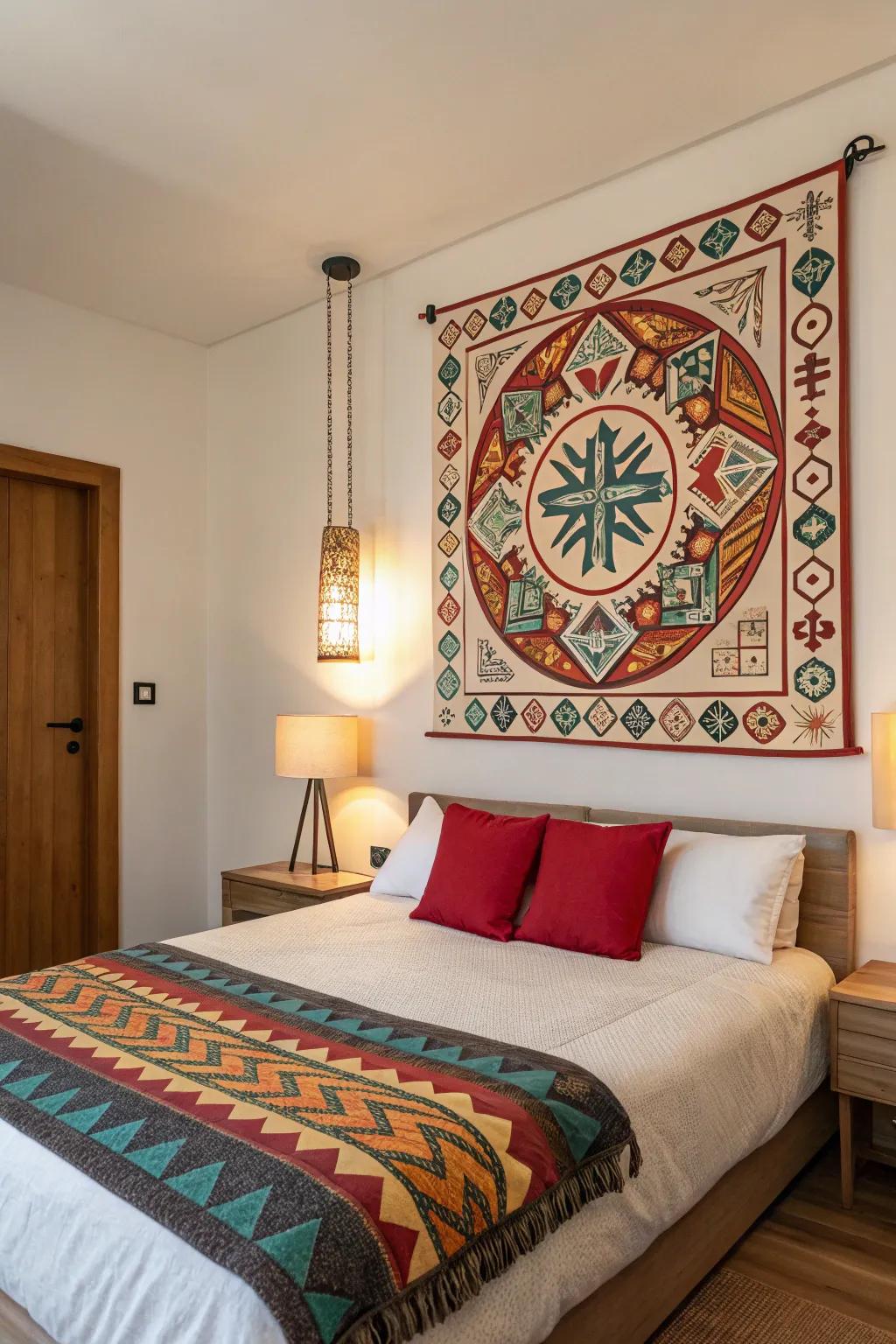 Celebrate diversity with culturally inspired surface art.