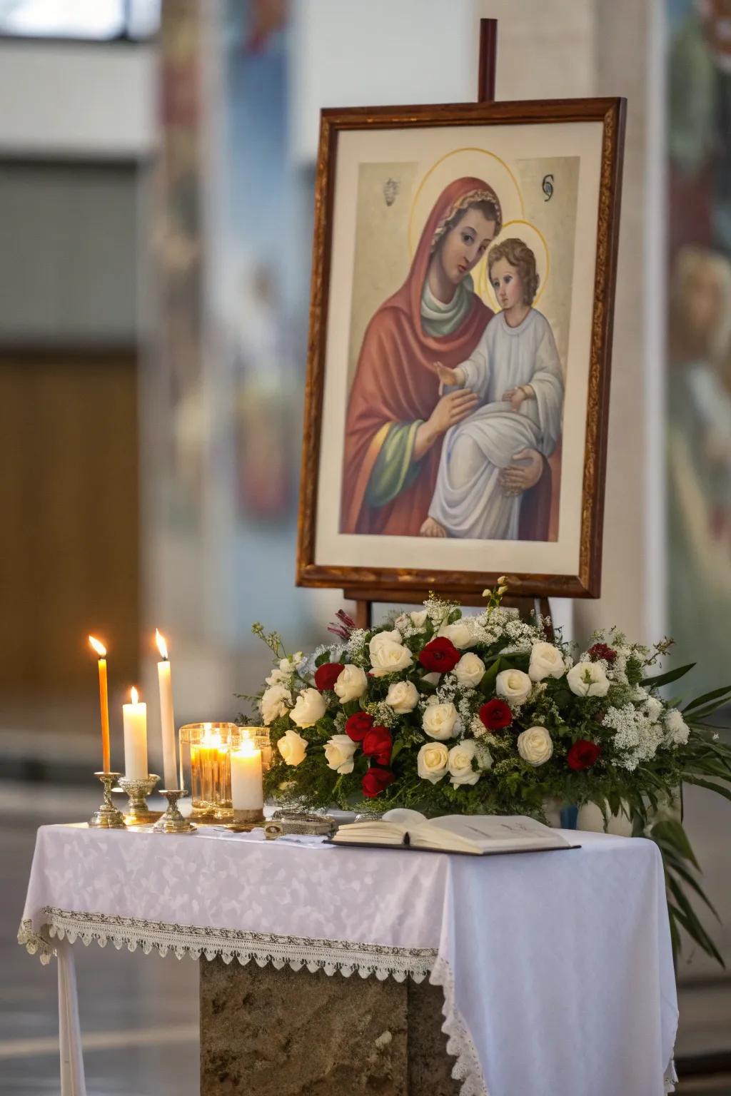 Sacred images establish a focal point that enriches your spiritual rituals.
