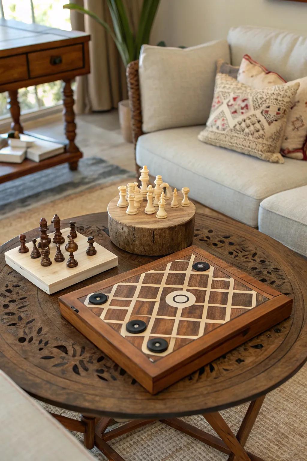 Interactive diversions perform as both decor and merriment.