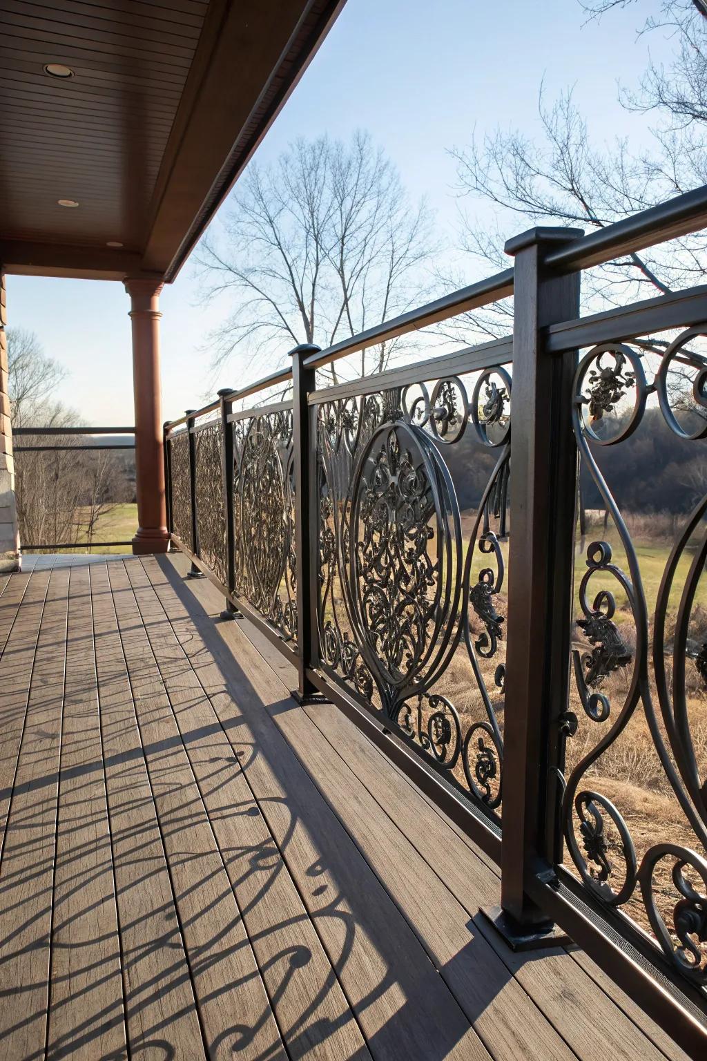 Ornamental facades append elegance and style to your deck.