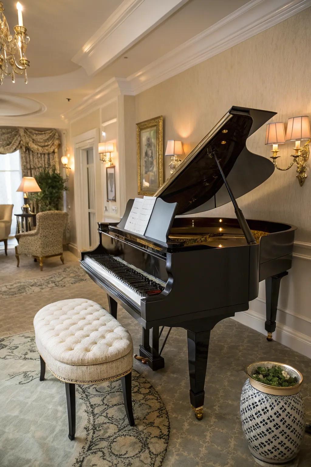 With a piano in the corner, let music be the heart of your home.