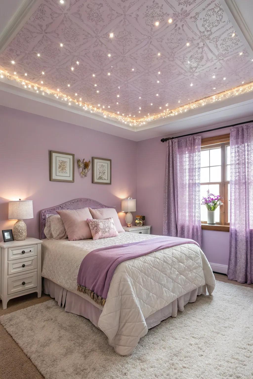 Ornamental overhead expanse imparts an unanticipated inflection.