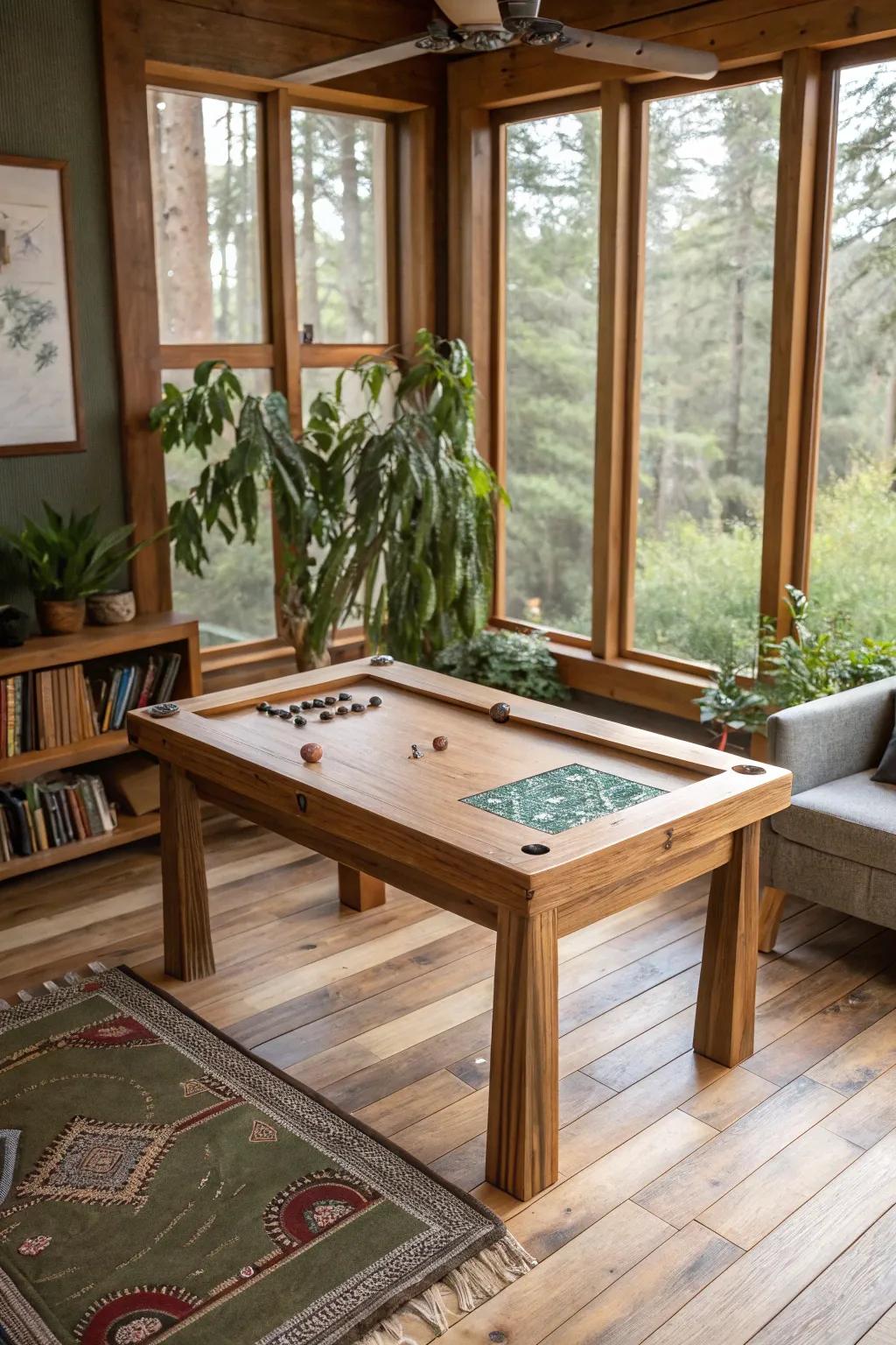 Eco-conscious materials encourage sustainable living.