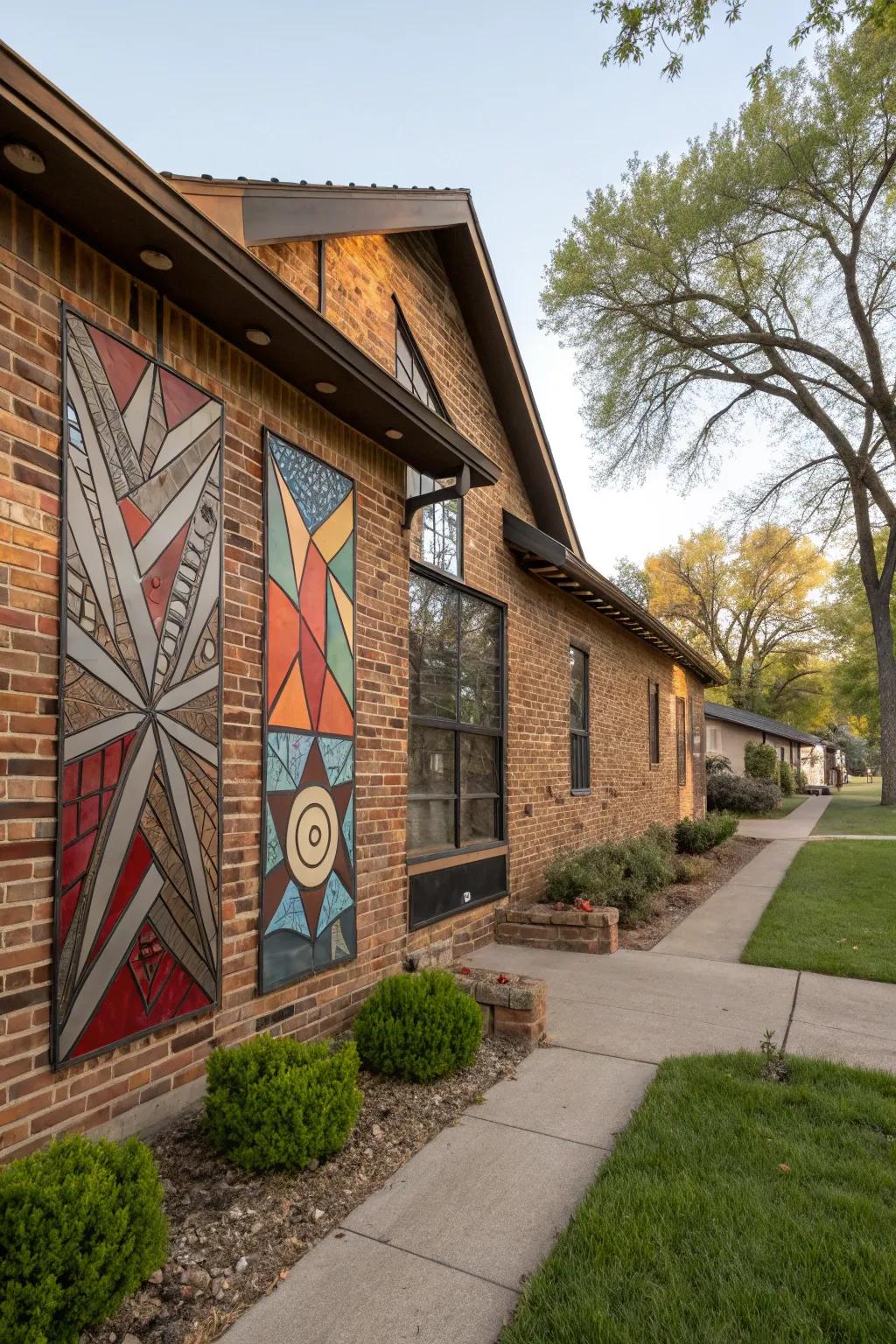 Exterior artistic expressions infuse a scintilla of individuality and flair.
