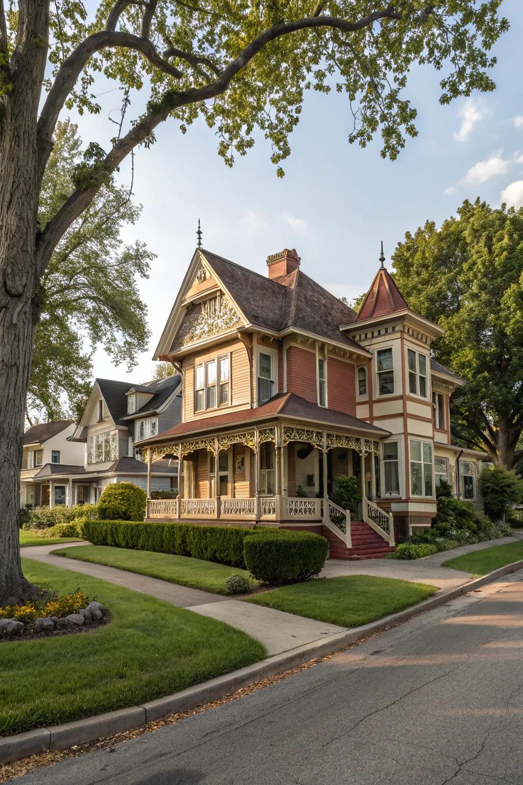 Past hues bring a deep, timeless charm.