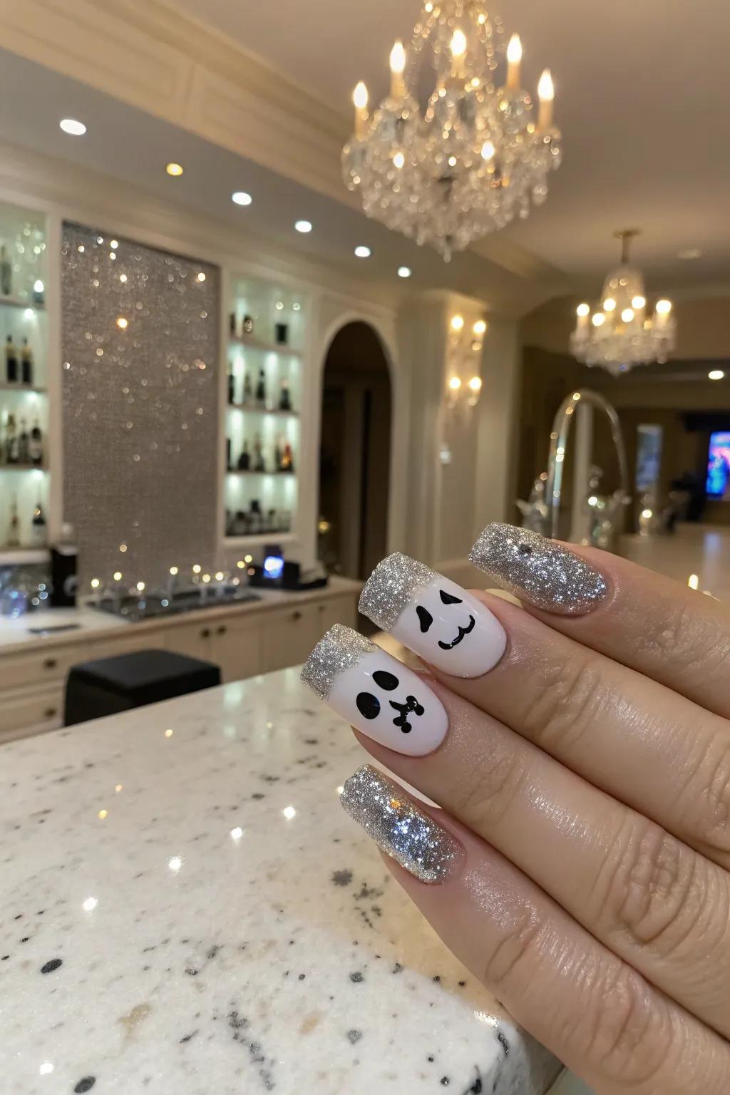 Glimmer tips for a sparkling spectral manicure