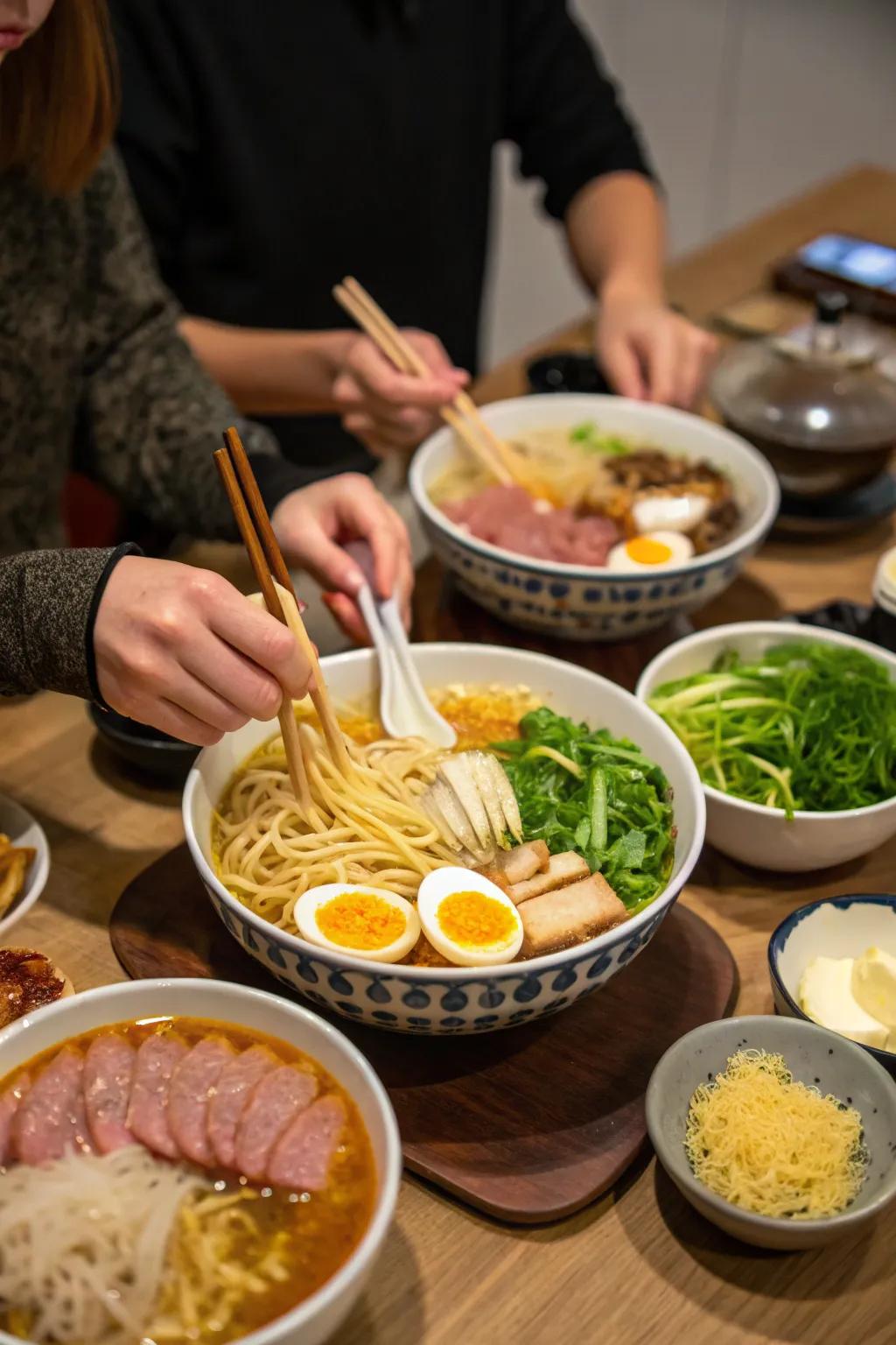 Craft your ideal bowl of ramen.