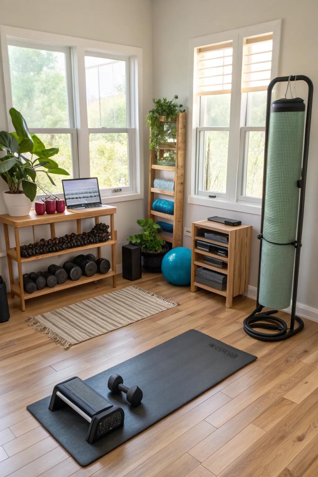 Eco-friendly materials create a sustainable and stylish setting.