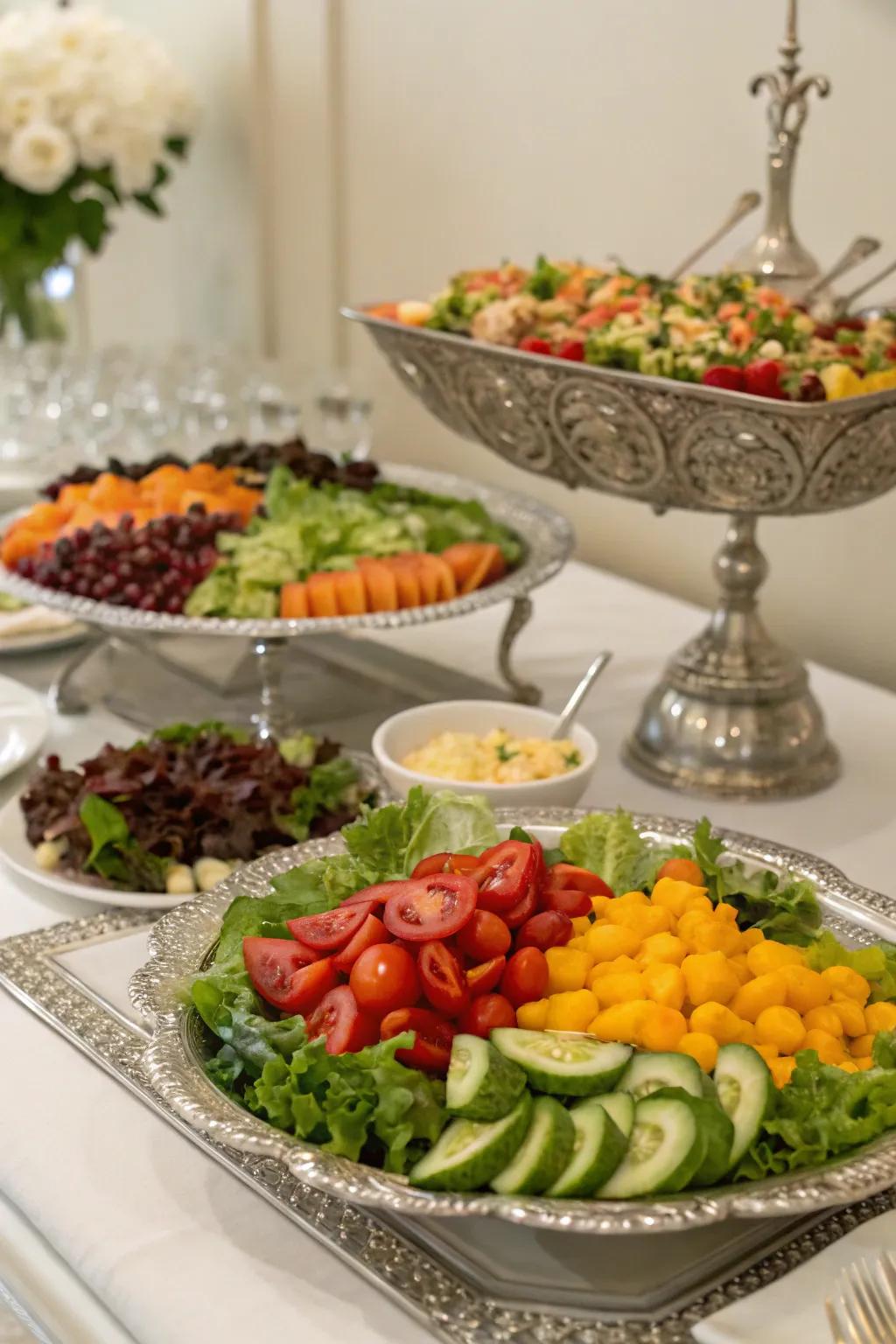 An elegant display to improve your salad experience.