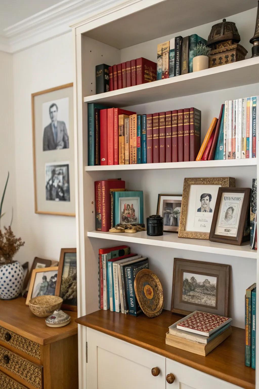 Memorabilia enriches a personal sentiment to your shelves