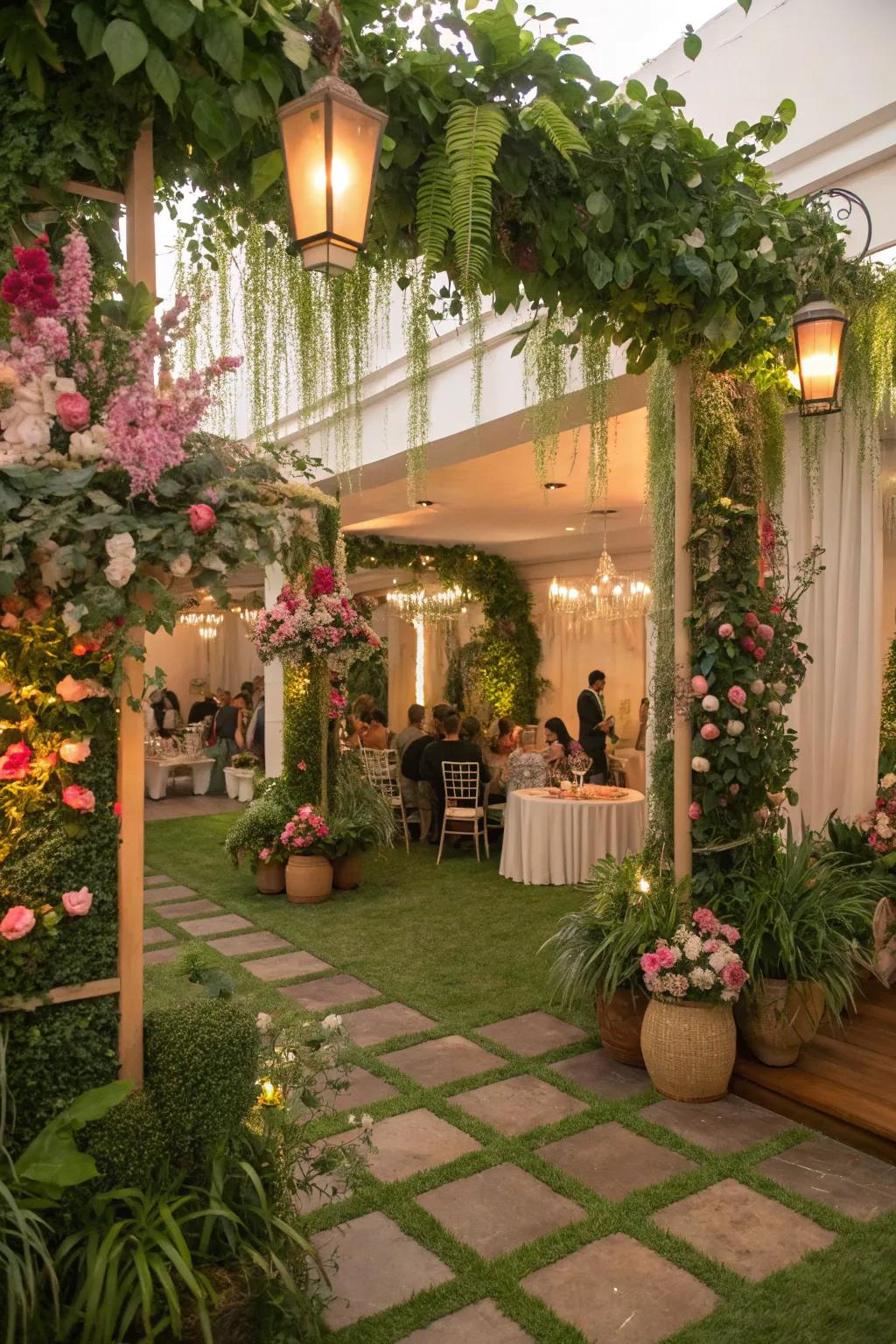 A refreshing internal plant celebration featuring vibrant decor.