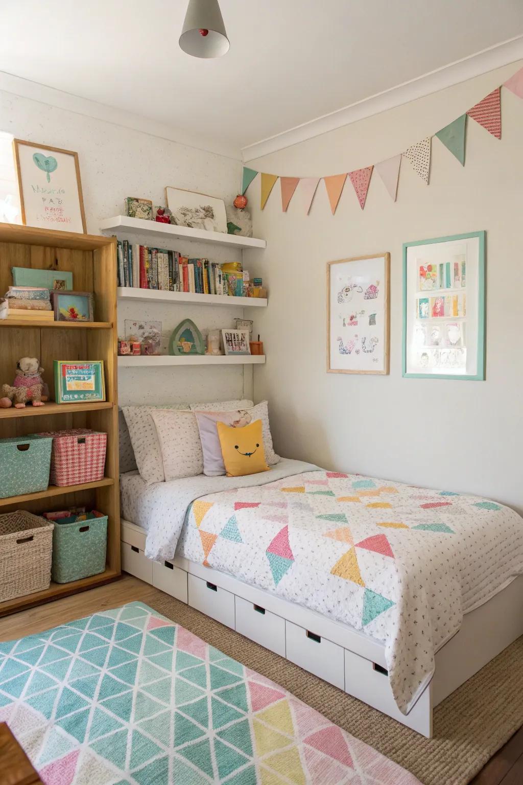 Unisex designs scaling with your child's shifting tastes.