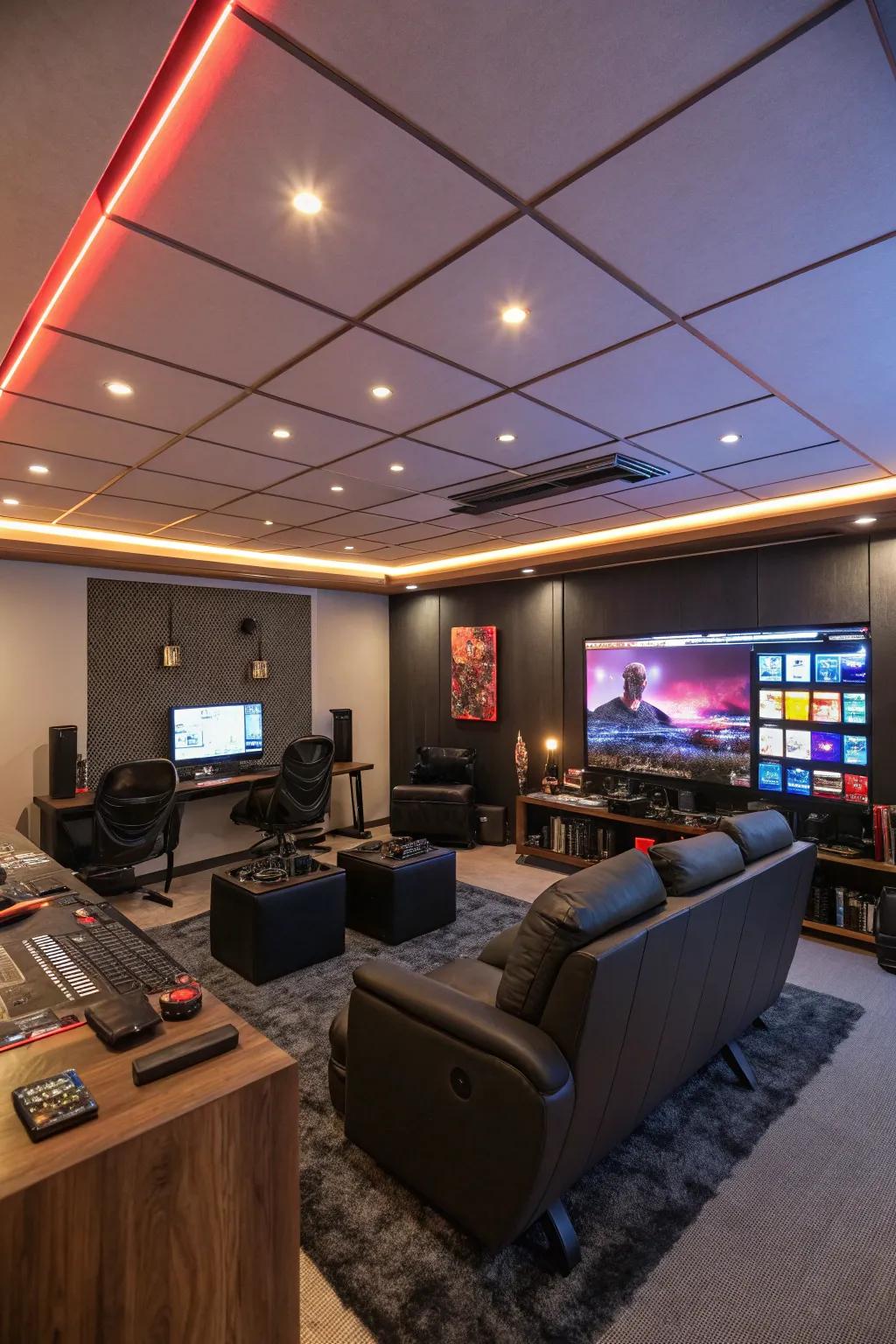 Redefine your space through ambient overhead panels.