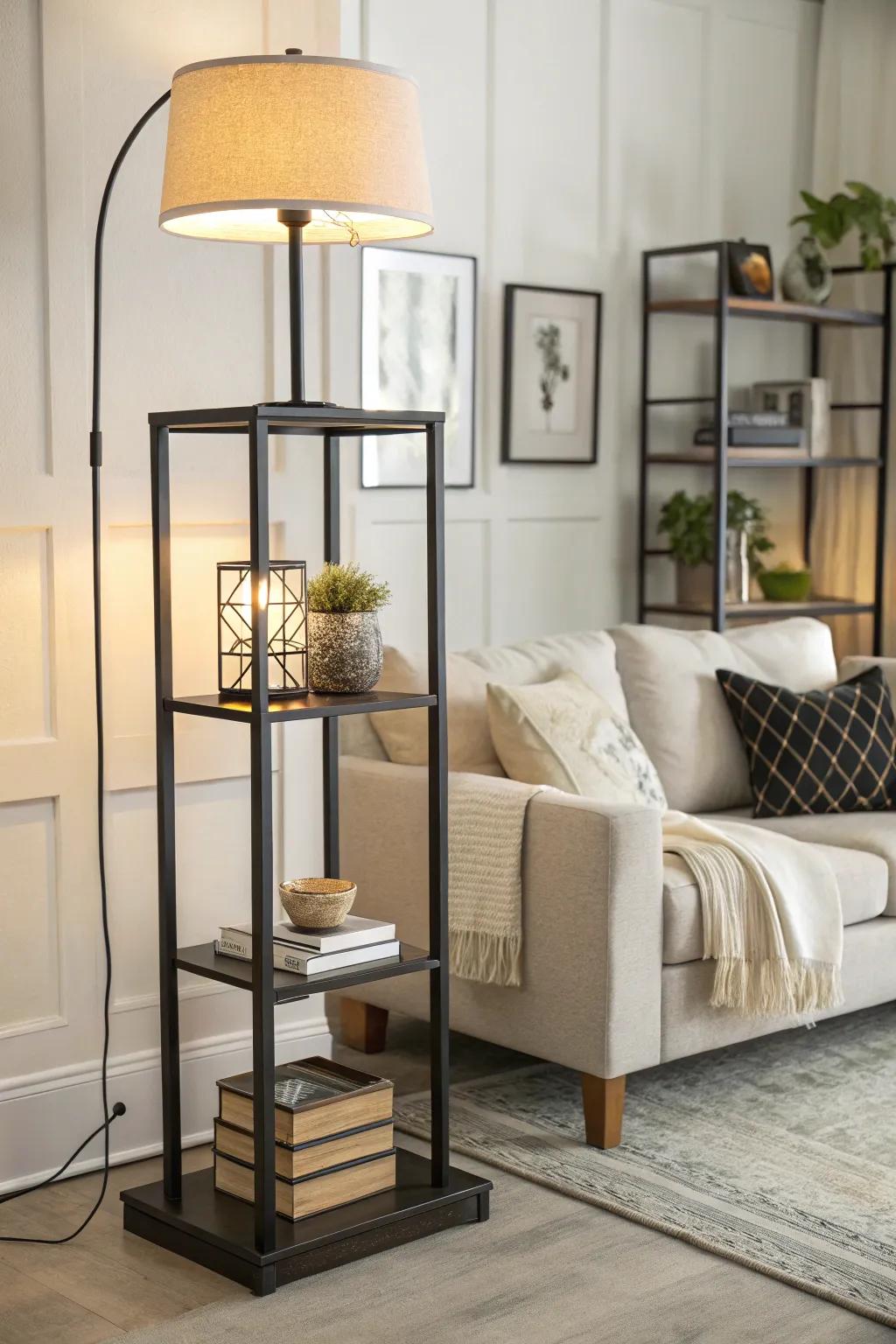 Multi-functional lighting solutions conserve space and append practical fashion.