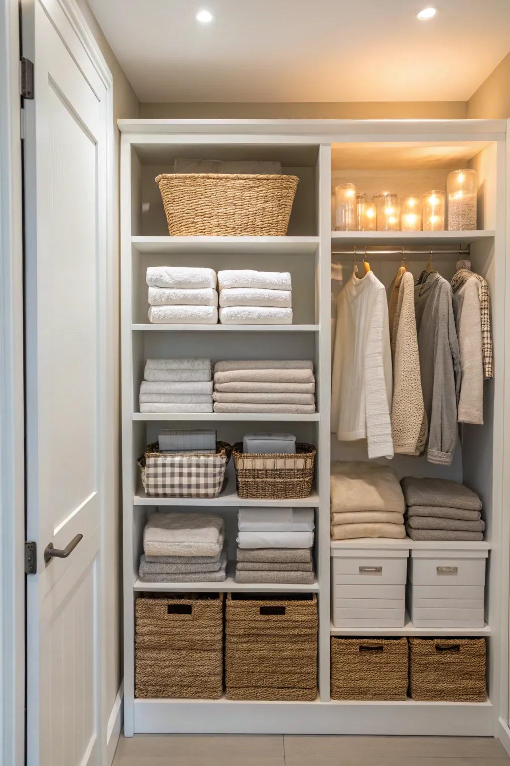 Effective lighting elevates visibility and accentuates organization.