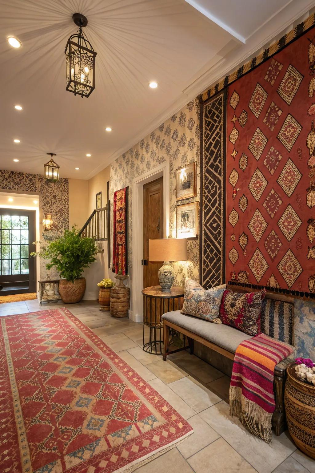 A dynamic lobby with audacious blueprints