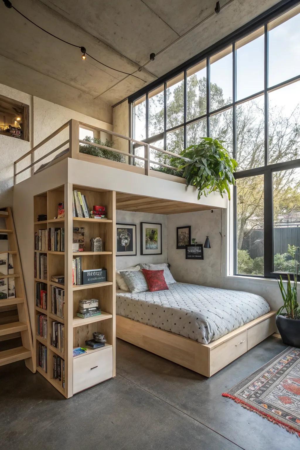 Custom platform beds offer personalized solutions for challenging spaces.